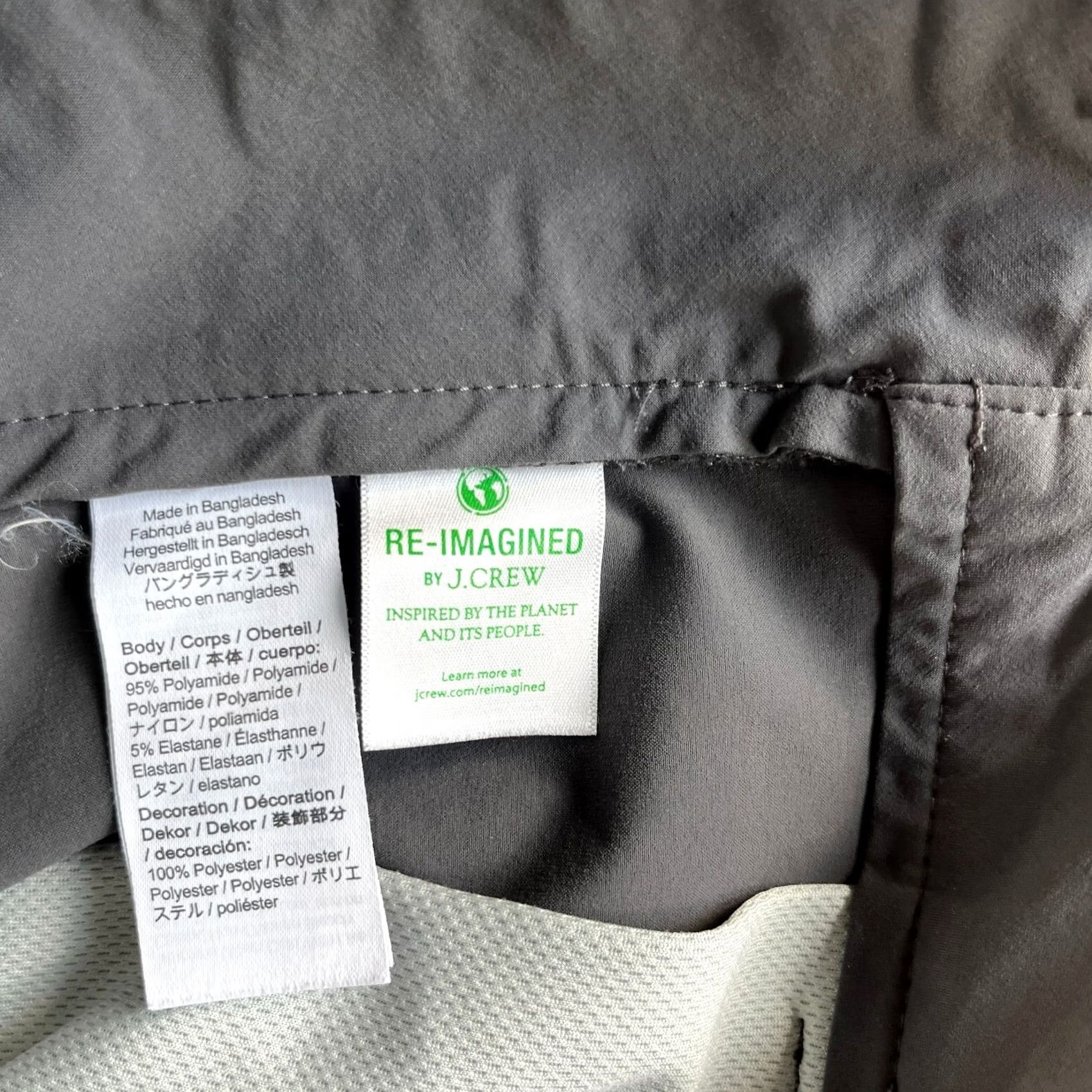 J.Crew J.CREW Shorts Mens 30 Gray Chino Hybrid Performance Stretch Golf Outdoor Casual Travel Beach Outdoor Sports Size US 30 / EU 46 - 7 Thumbnail