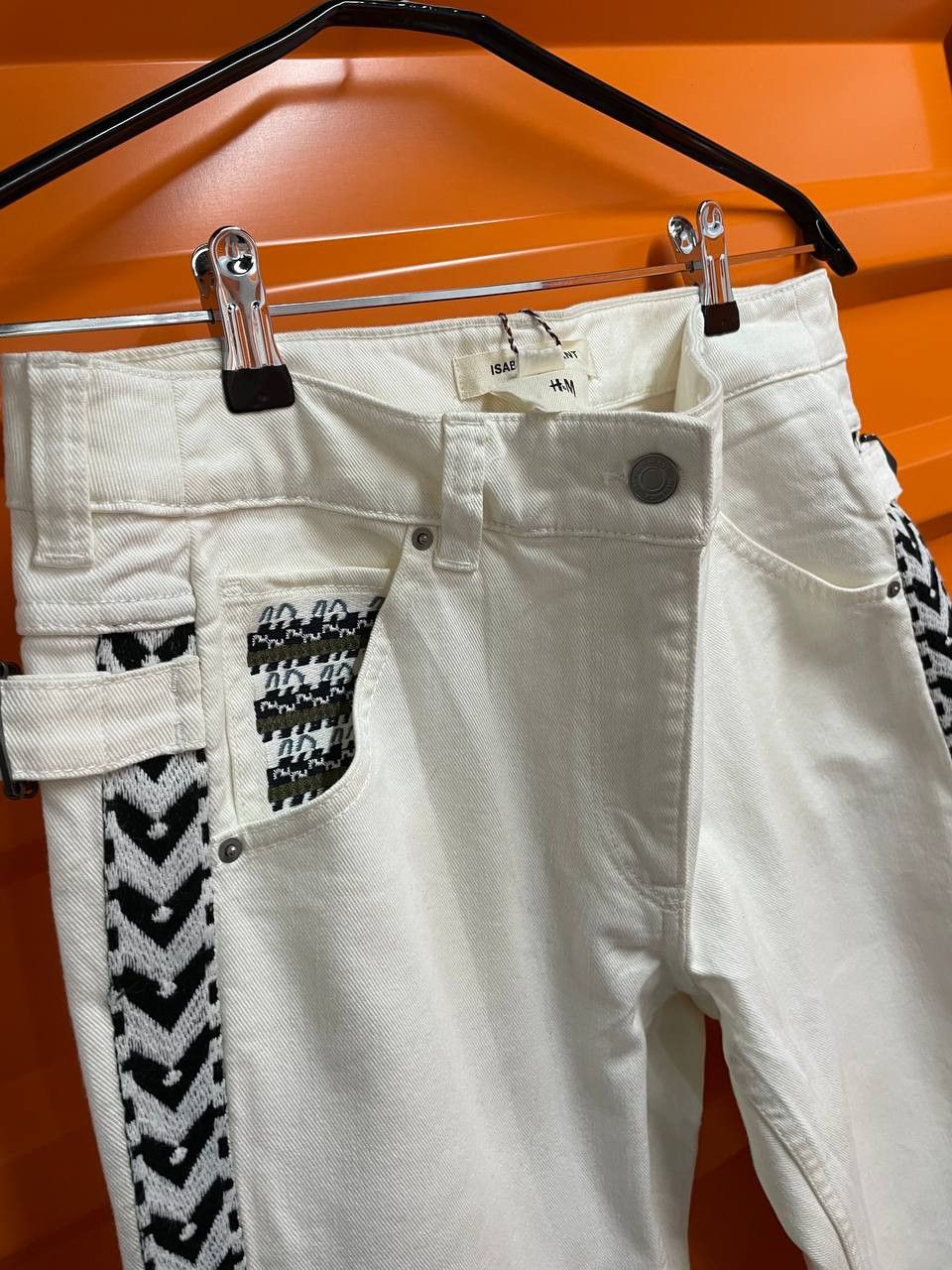 Isabel Marant *NWT* Isabel Marant Jeans Art Embroidery Size US 33 - 2 Thumbnail