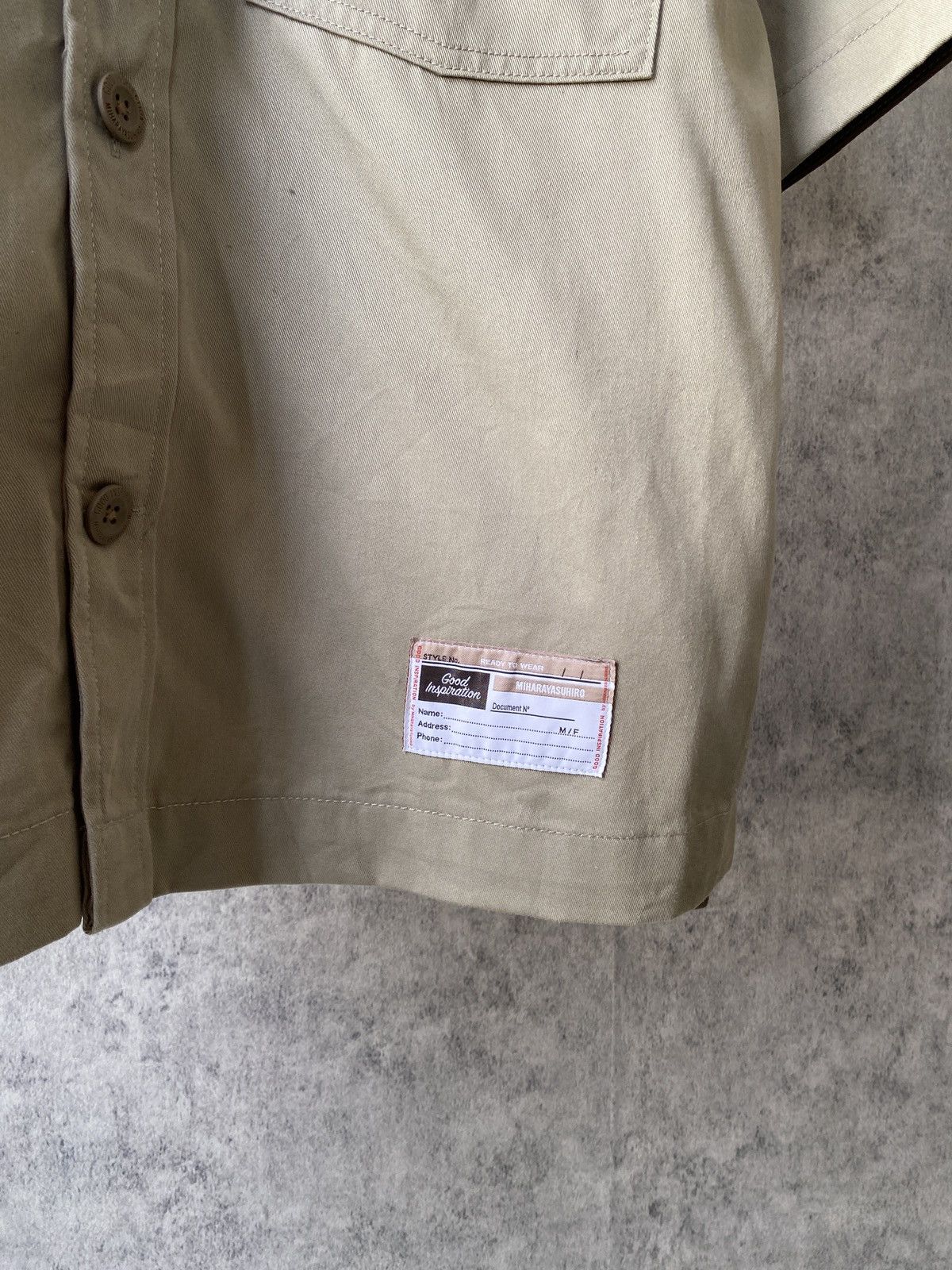 Japanese Brand × Maison MIHARA YASUHIRO Good Inspiration Miharayasuhiro Worker Design Style Shirt Size US M / EU 48-50 / 2 - 7 Thumbnail