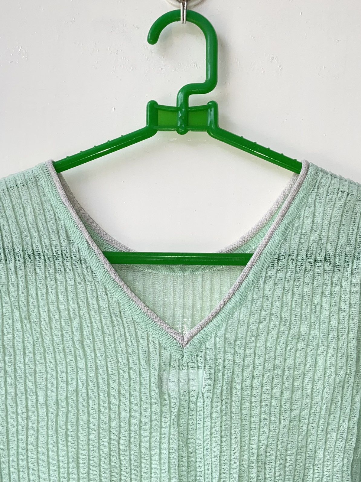 Designer × Japanese Brand LIFE WITH FLOWERS Mesh Knit T-shirt Size US XS / EU 42 / 0 - 12 Thumbnail