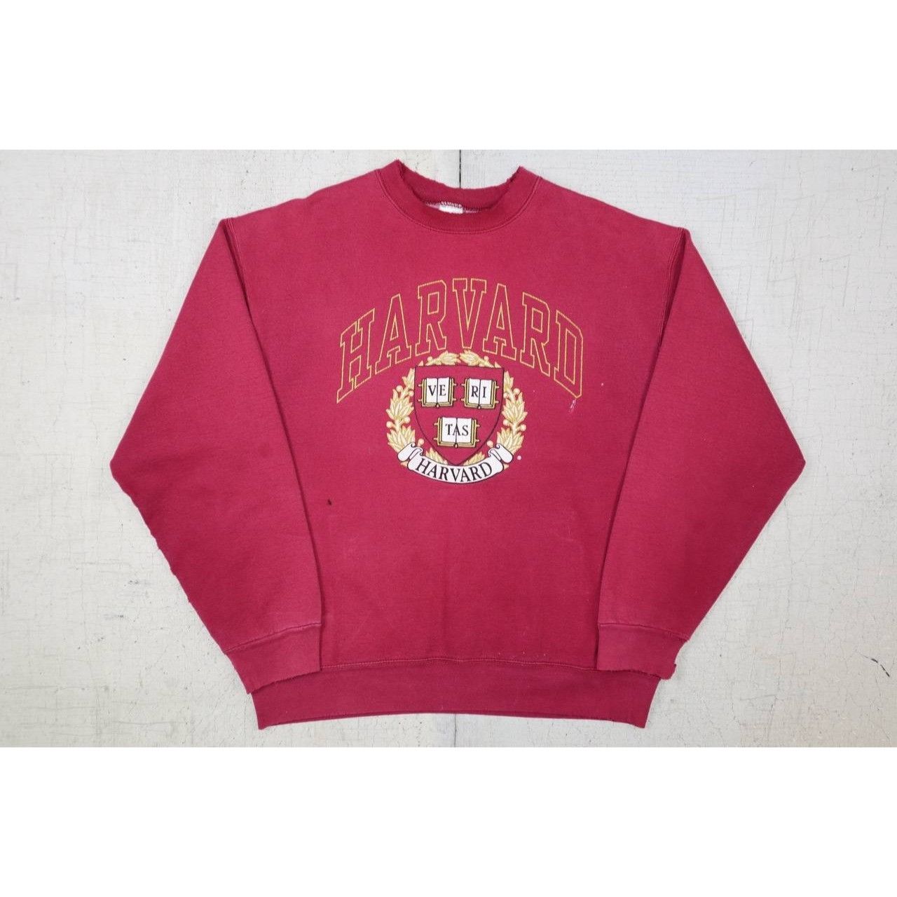 Fruit Of The Loom Vintage 90s Harvard University Crewneck Sweatshirt Men’s L Size US L / EU 52-54 / 3 - 5 Thumbnail