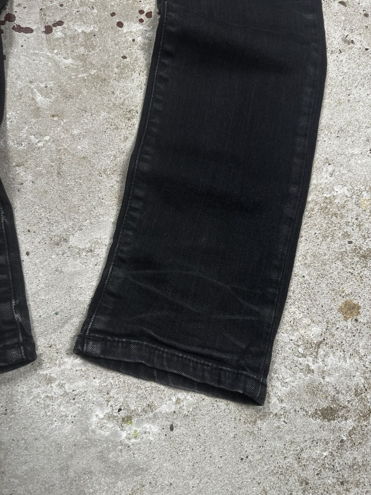Saint Laurent Paris Saint Laurent Paris SS20 Black ‘D21’ Waxed Whiskers Skinny Size US 29 - 4 Thumbnail