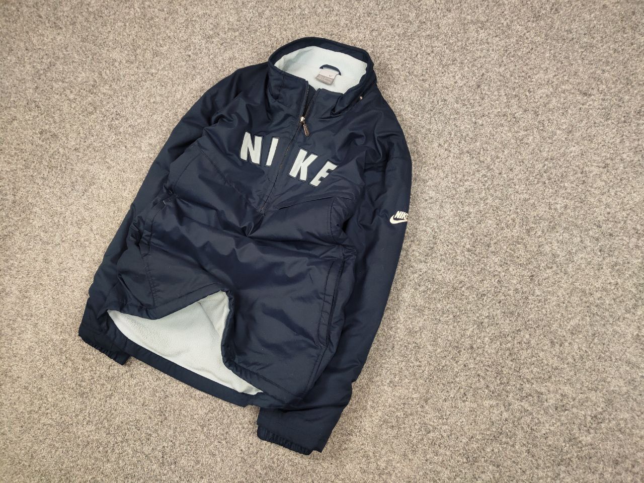 Nike Vintage 90's Nike Center Logo Anorak Pocket Light jacket Size US S / EU 44-46 / 1 - 3 Thumbnail