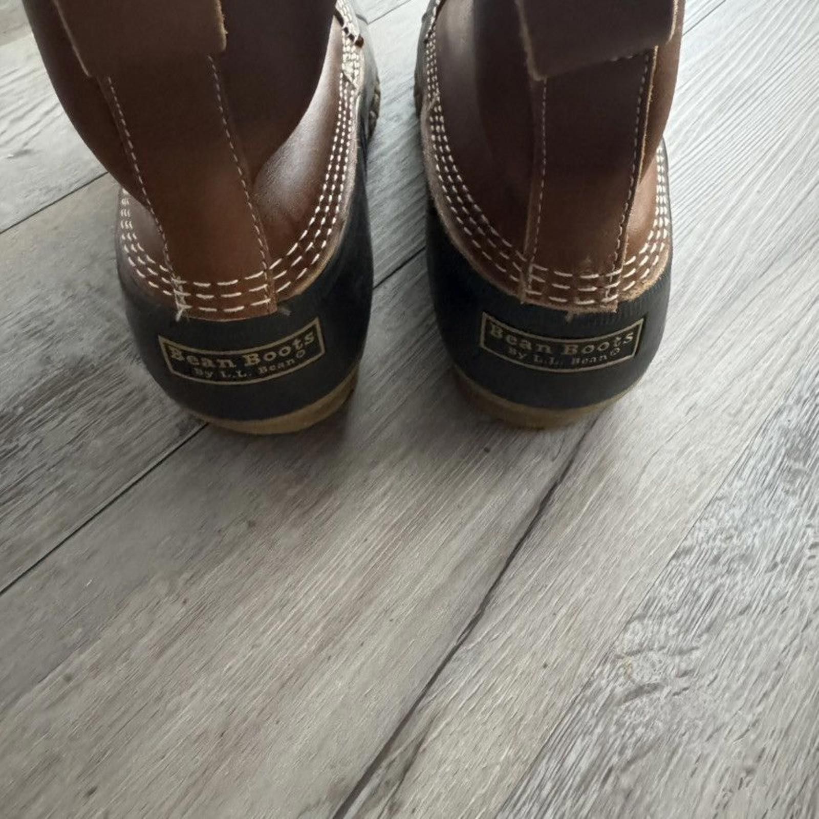 L.L. Bean LL Bean • Zip Up Leather/Rubber Duck Boots (8.5M) Size US 8.5 / EU 41-42 - 7 Thumbnail