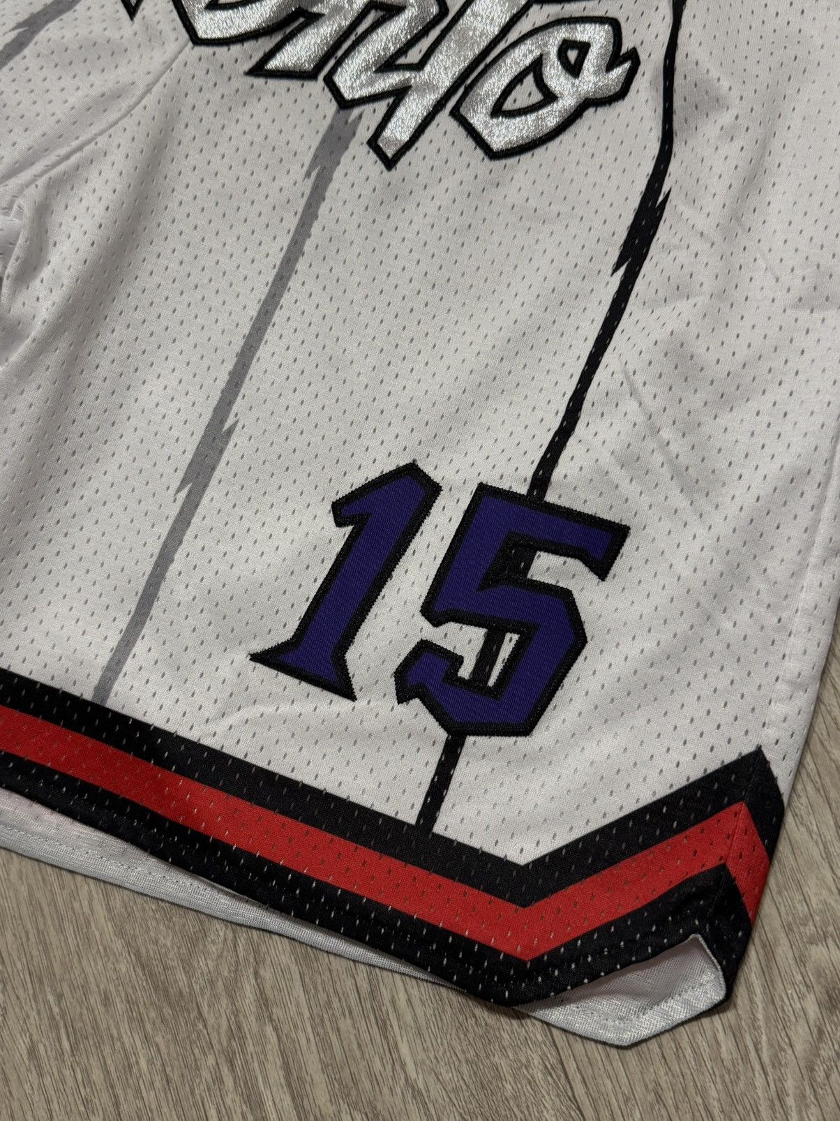 NBA 🔷NBA Toronto Raptors Vince Carter #15 Basketball Shorts🔷 Size US 34 / EU 50 - 2 Thumbnail