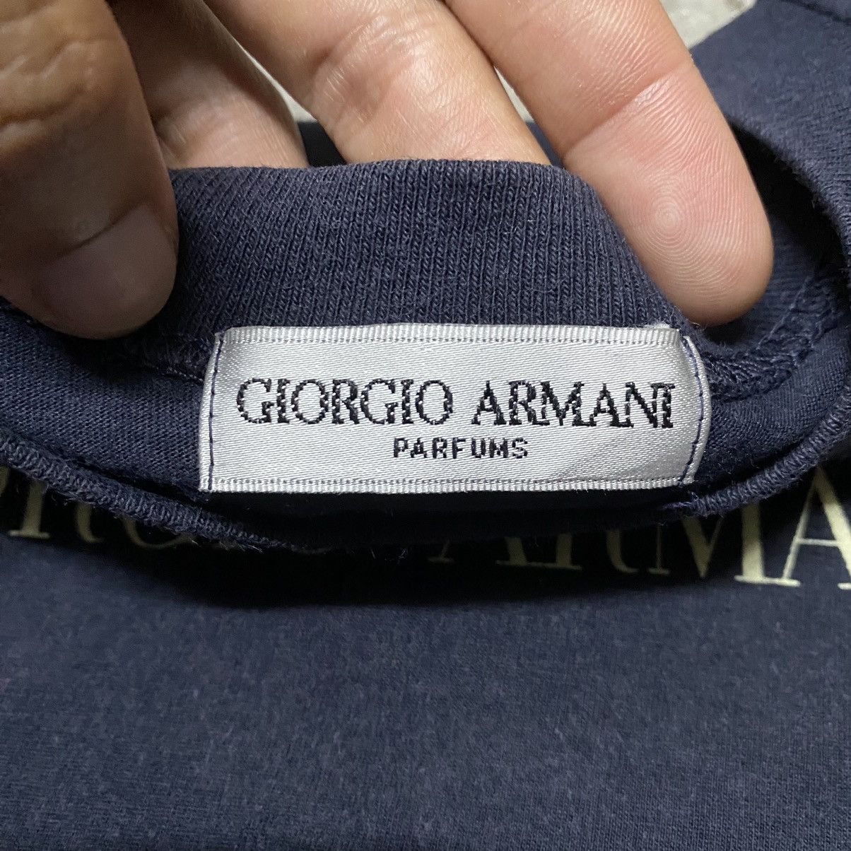 Giorgio Armani × Vintage VINTAGE GIORGIO ARMANI PARFUMS MADE IN GREECE SHIRT Size M / US 6-8 / IT 42-44 - 3 Thumbnail