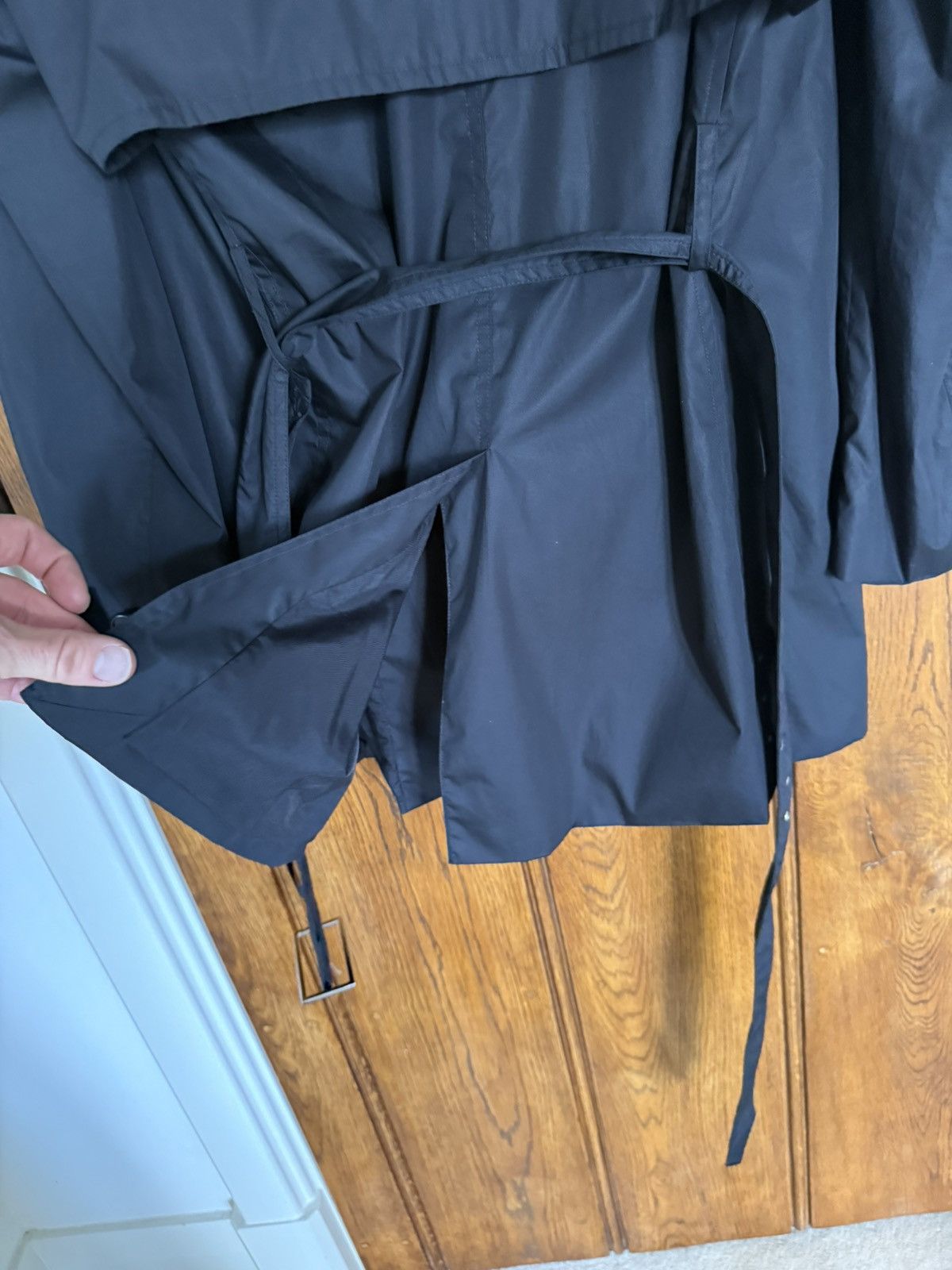 Dior SS10 RARE Dior Homme black mac coat jacket KVA 56 GRAIL Size US XL / EU 56 / 4 - 20 Thumbnail