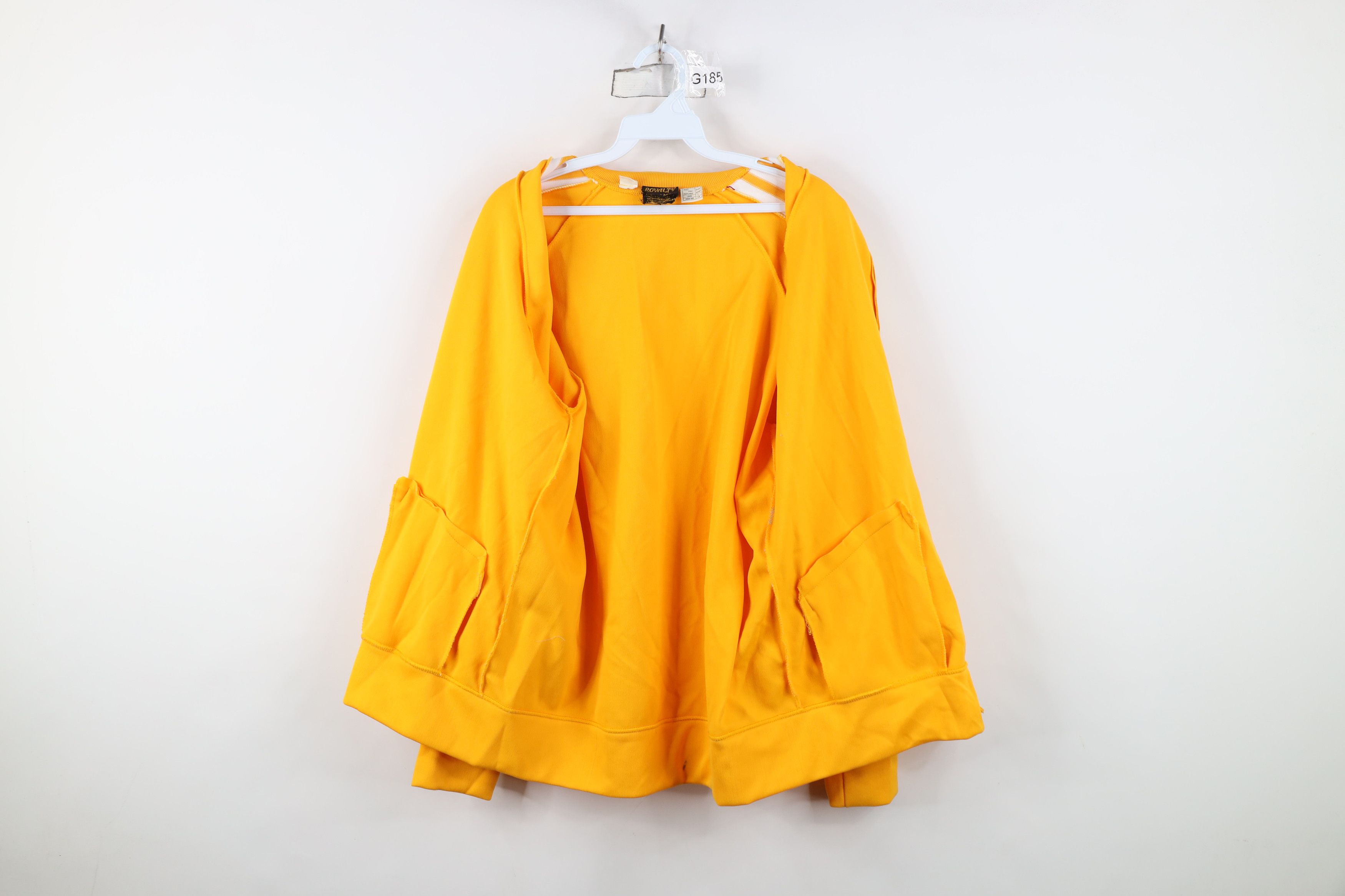 Vintage Vintage 70s Streetwear Striped Warm Up Track Jacket Yellow Size US M / EU 48-50 / 2 - 13 Thumbnail