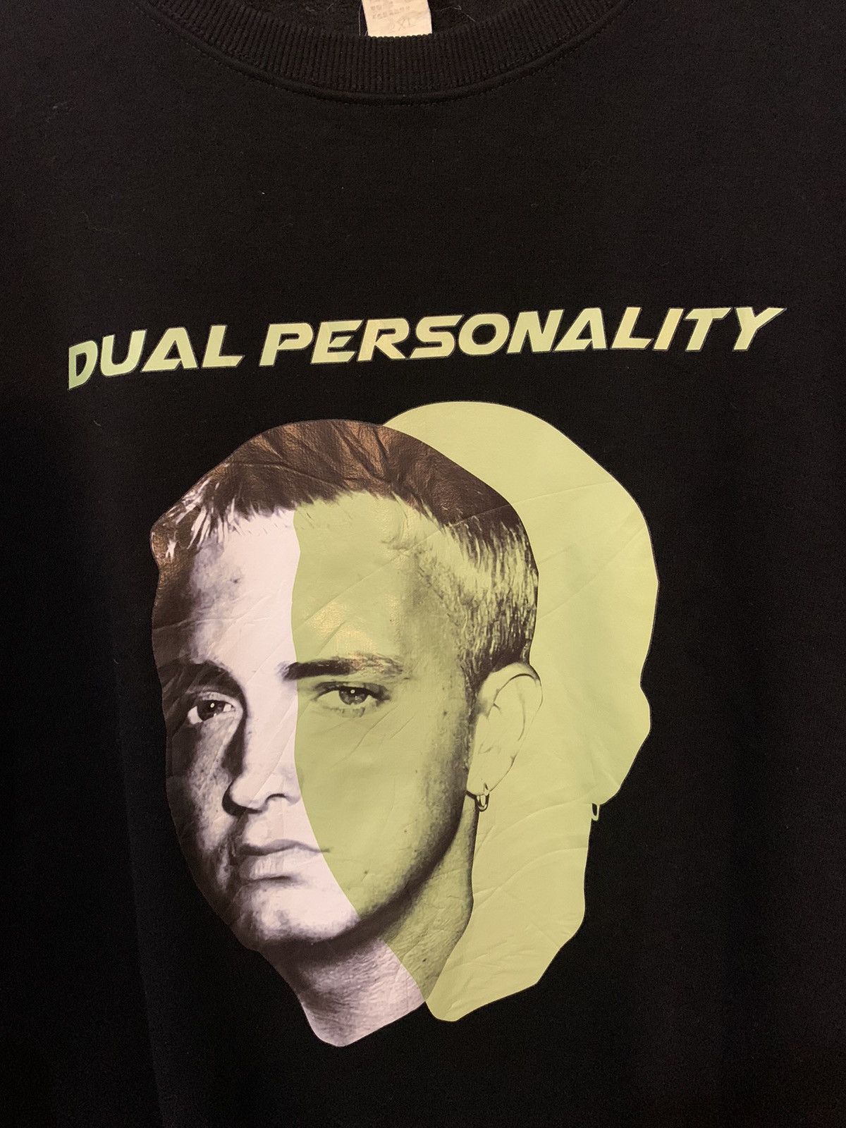 Eminem × Rap Tees Rare🔥HEY BIG Eminem dual personality Size US XXL / EU 58 / 5 - 4 Thumbnail