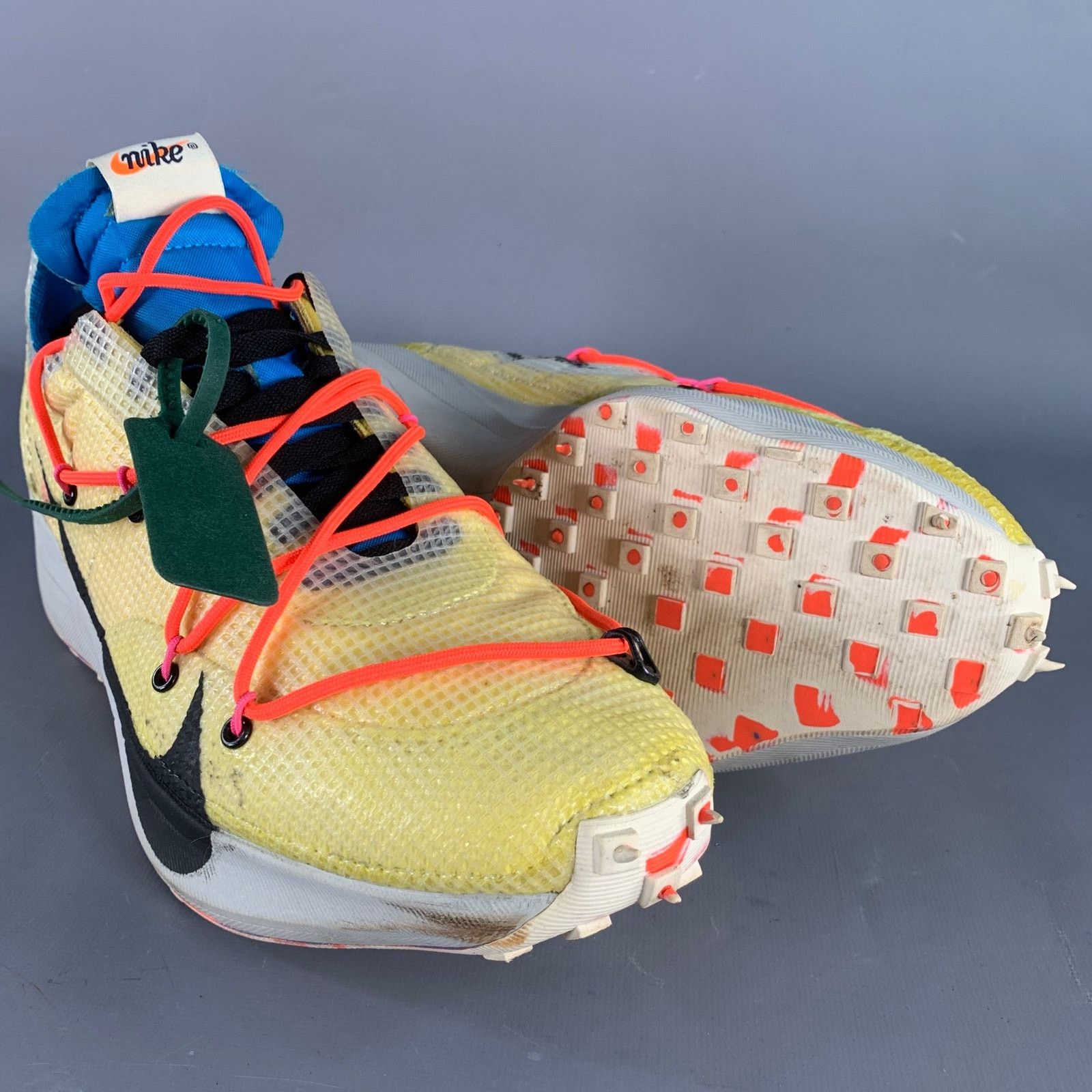 Off-White OFF-WHITE Vapor Street Black Color Block Lace-Up Sneakers Size US 12 / IT 42 - 5 Thumbnail