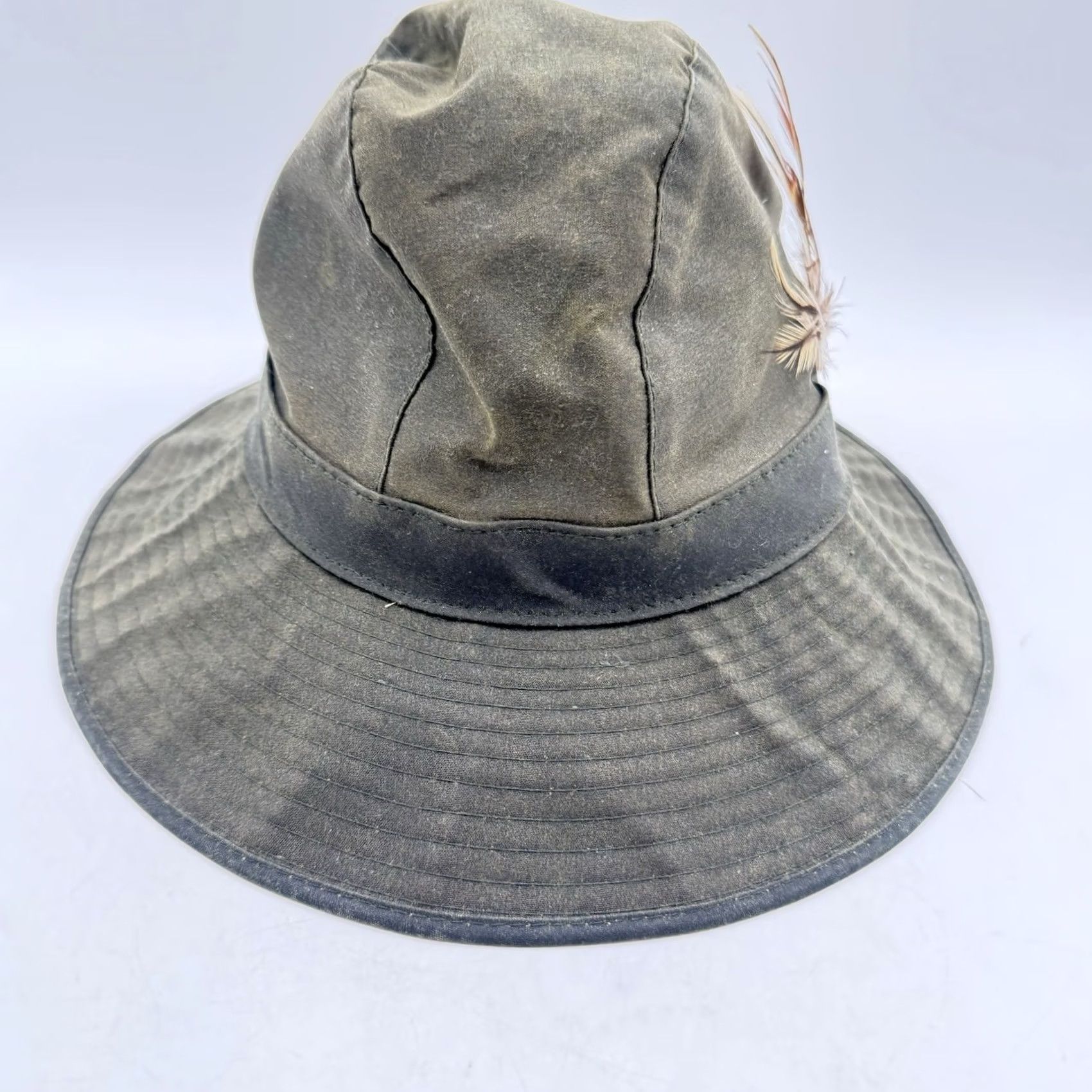 Barbour Barbour Bucket Hat Men’s Wax Cotton Olive Sports Cap Size Medium M Unisex Adults Green Vintage No (Pre-owned Excellent) Size ONE SIZE - 7 Thumbnail