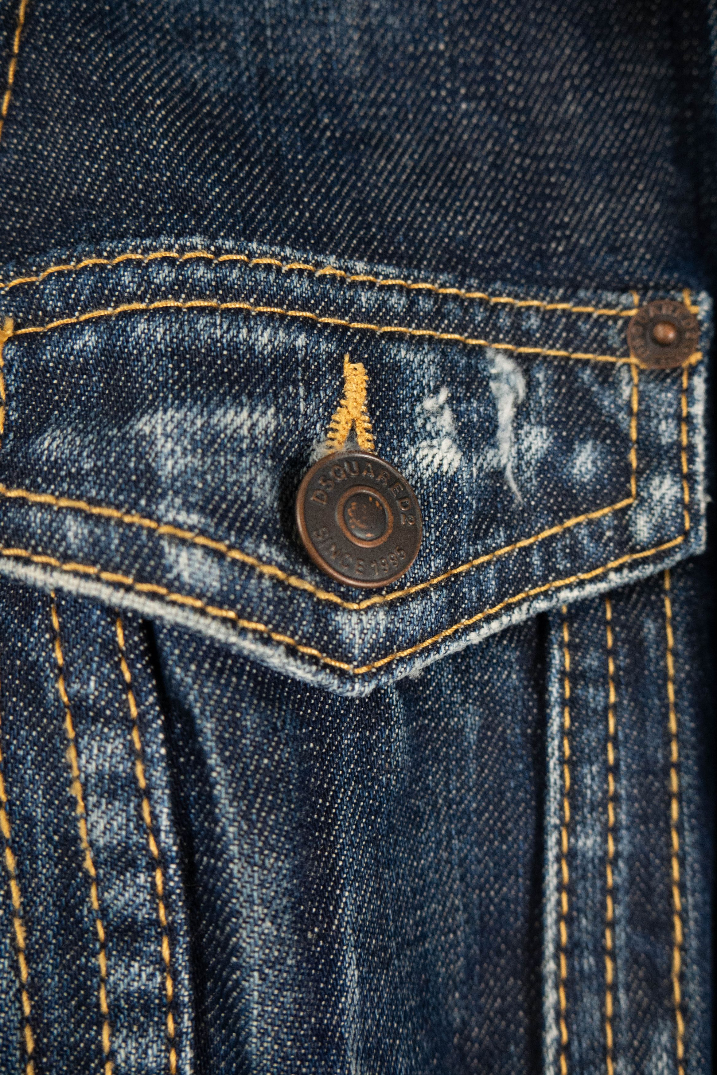 Dsquared2 Dsquared2 denim jacket – katana style, aesthetic streetwear Size M / US 6-8 / IT 42-44 - 6 Thumbnail