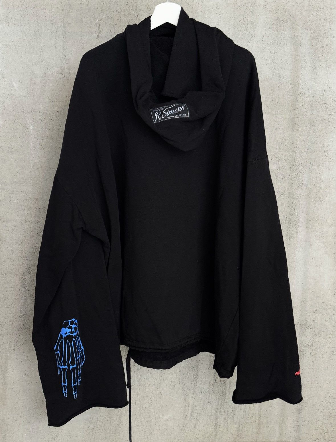 Raf Simons Raf Simons Oversized Printed Scarf Hoodie SS22 Size US XL / EU 56 / 4 - 2 Thumbnail