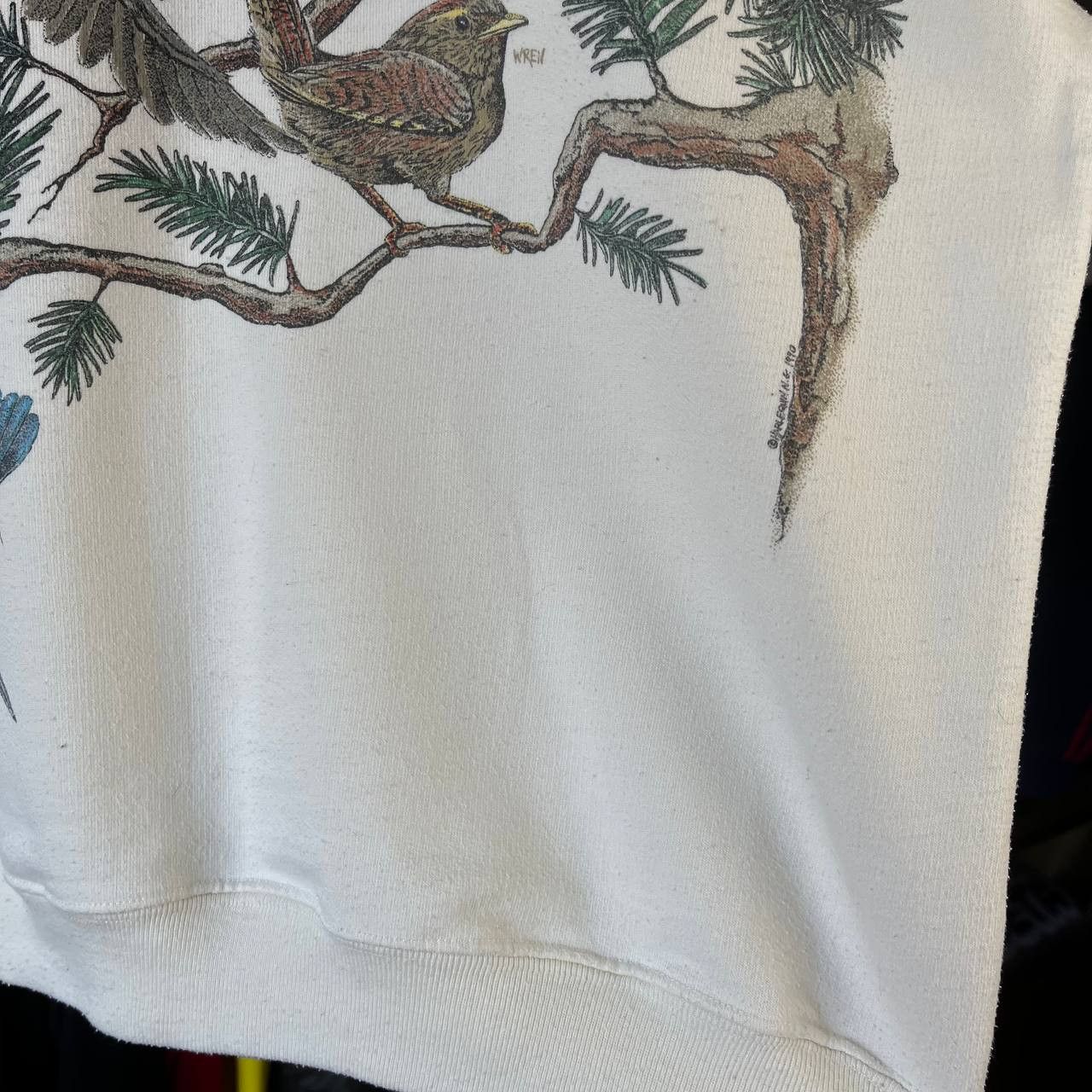 Vintage Vintage 90s Harlequin Birds Printed Sweatshirt Size S Size S / US 4 / IT 40 - 8 Thumbnail