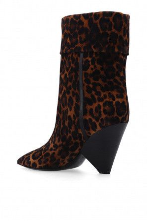 Saint Laurent Paris o1bcso1str1124 Niki Booties in Leopard Size US 8 / IT 38 - 3 Thumbnail