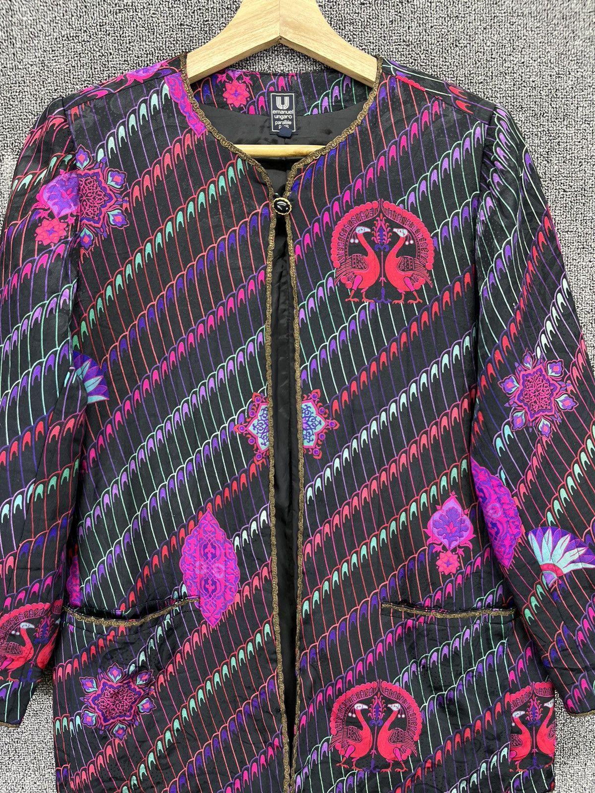 Emanuel Ungaro Emanuel Ungaro Luxury Cardigan Jacket Size M / US 6-8 / IT 42-44 - 5 Thumbnail