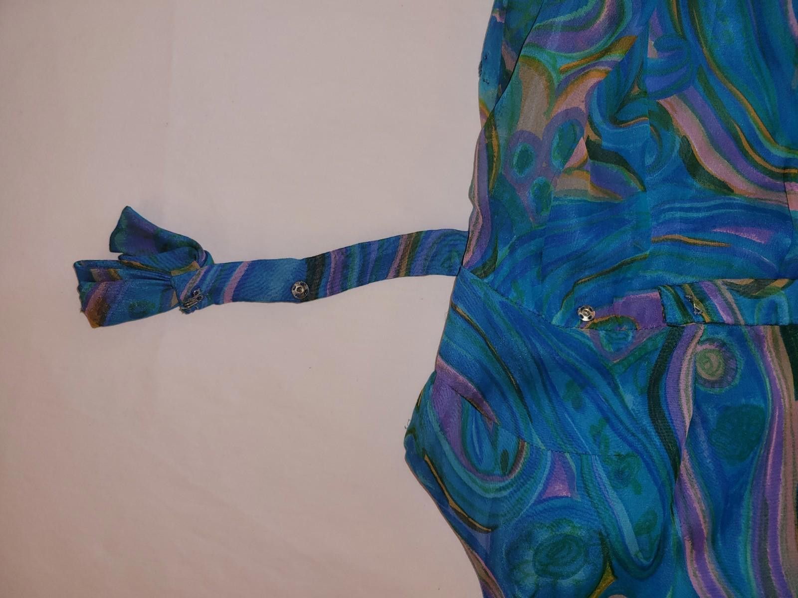 The Unbranded Brand 1960's Vintage womens size small paper a-line dress Size S / US 4 / IT 40 - 6 Thumbnail