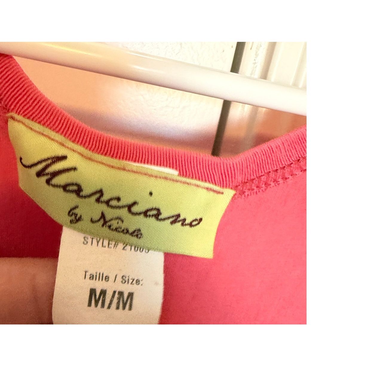 Other Marciano Women's Peach Round Neck Sleeveless Long Tank Top Size M / US 6-8 / IT 42-44 - 7 Thumbnail