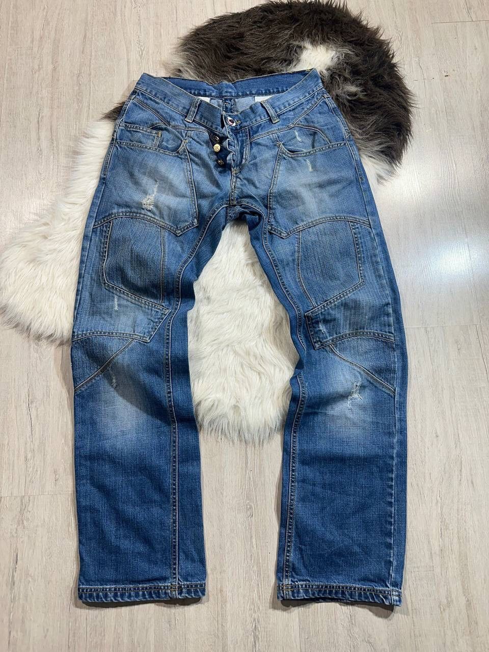 Vintage Crazy Vintage Avantgarde Jeans Size US 31 - 1 Thumbnail