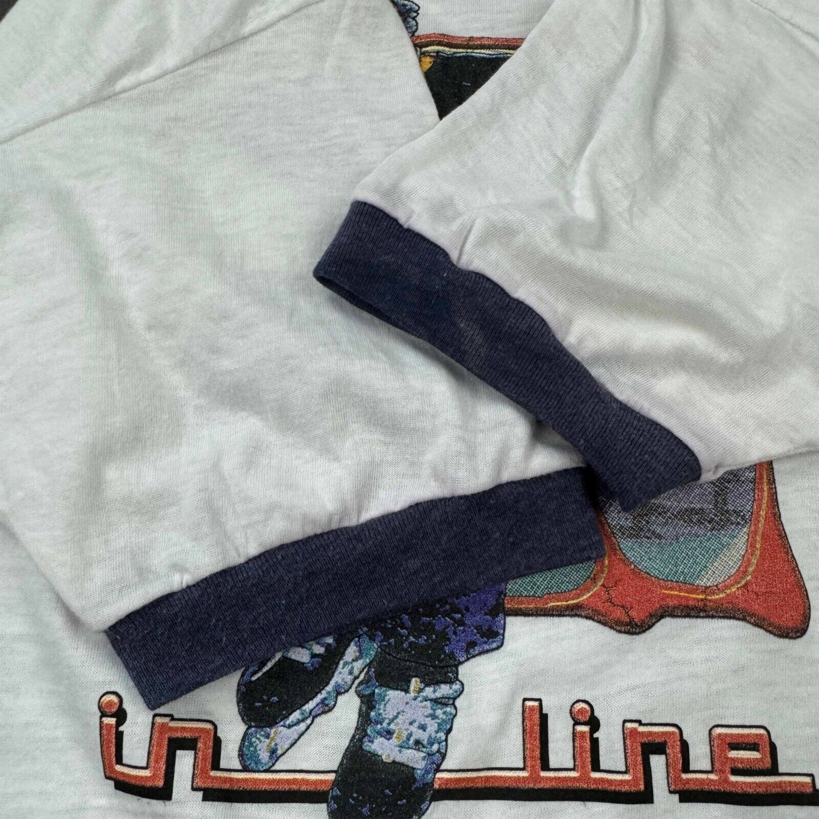 Other Vintage 90s Inline Roller Rollerblade Skate Ringer T-Shirt Size US XL / EU 56 / 4 - 3 Thumbnail