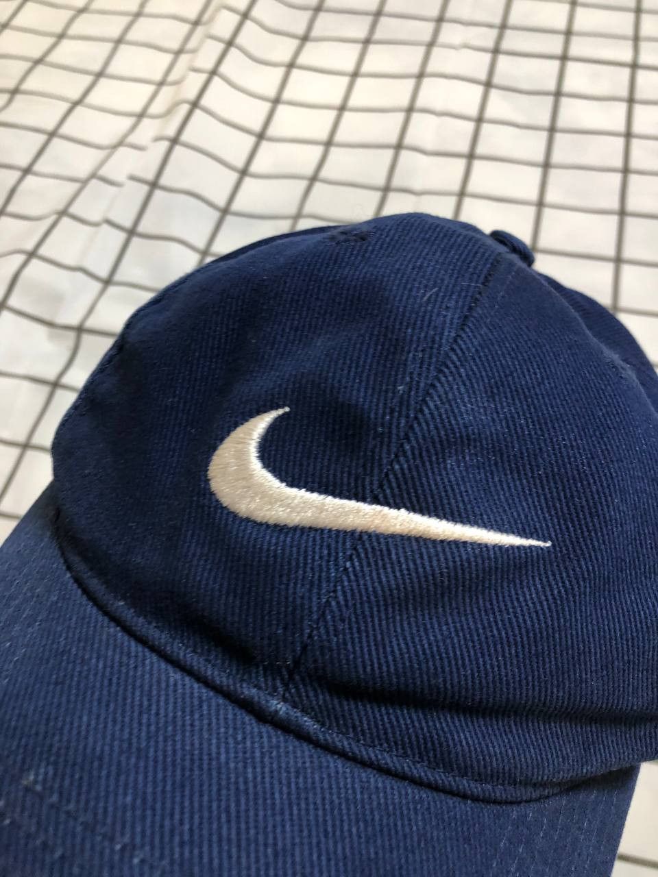 Nike Vintage Nike Sportswear Hat Cap Navy Blue Swoosh Logo Y2k Size ONE SIZE - 4 Thumbnail