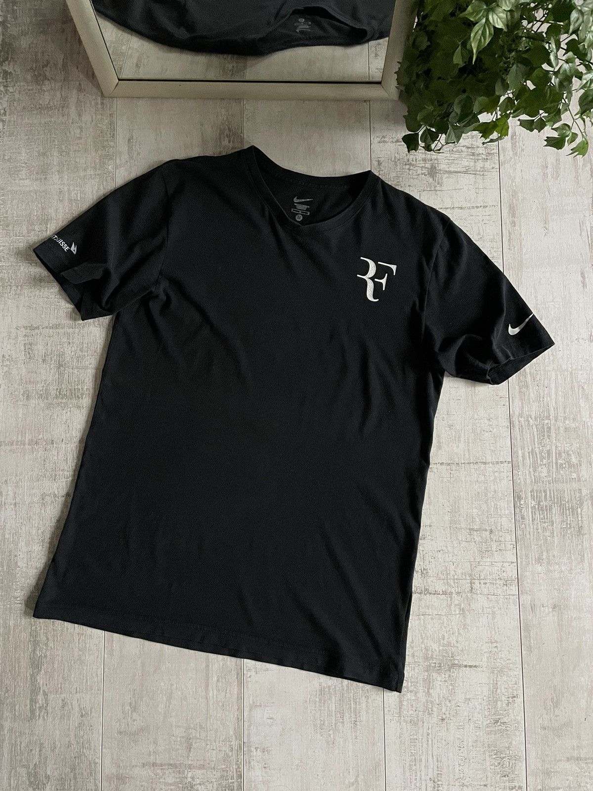 Nike × Vintage Nike RF Roger Federer T-Shirt Vintage Tennis RARE Size US M / EU 48-50 / 2 - 1 Thumbnail
