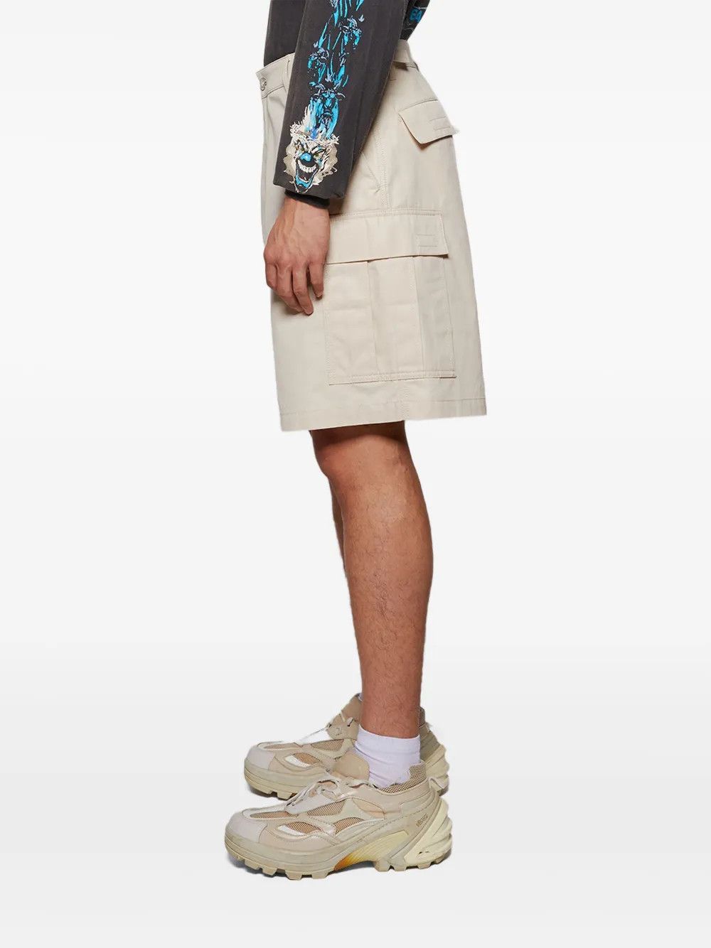 Vetements o1mle0226 Cargo Shorts in White Size US 32 / EU 48 - 4 Thumbnail