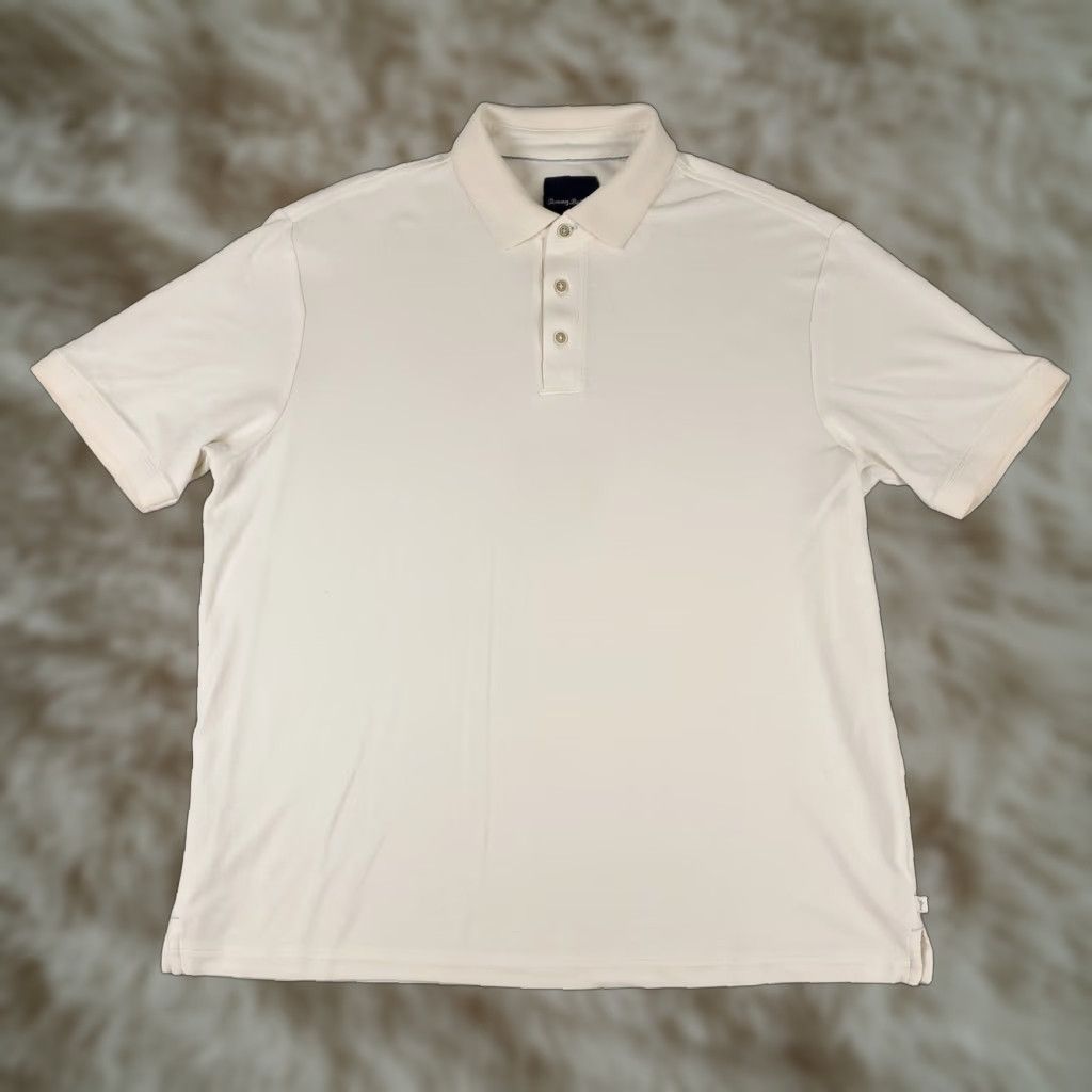 Tommy Bahama Tommy Bahama Polo Shirt Men's XL Ivory Casual Short Sleeve Regular Fit Size US XL / EU 56 / 4 - 1 Thumbnail