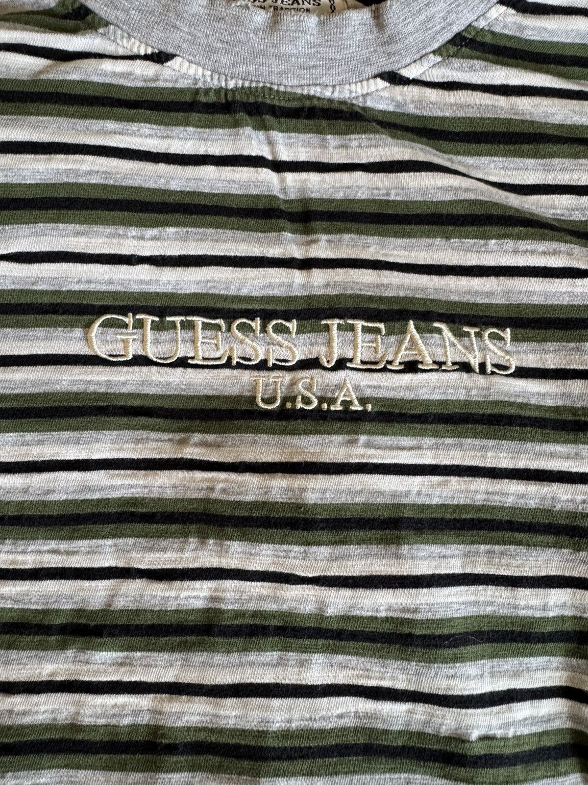 Guess Guess Striped Tee Size US M / EU 48-50 / 2 - 2 Thumbnail