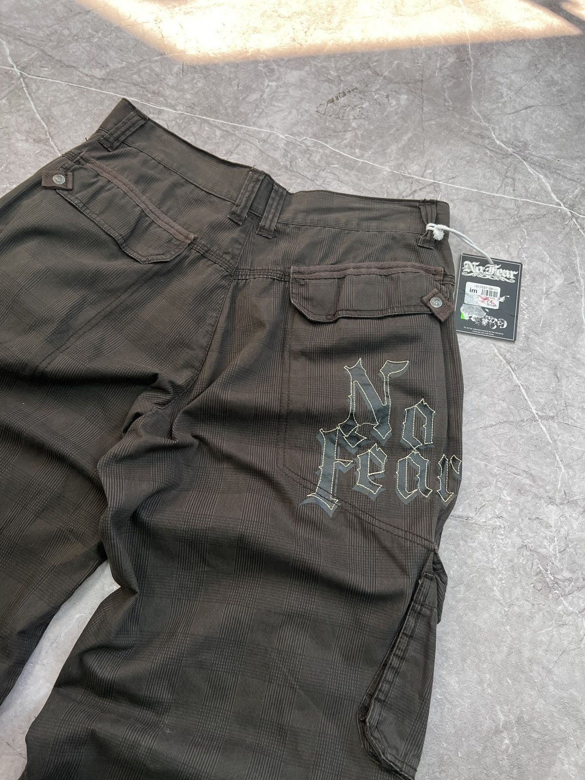 No Fear Vintage wide pants military No Fear cargo streetwear y2k Size US 31 - 10 Thumbnail
