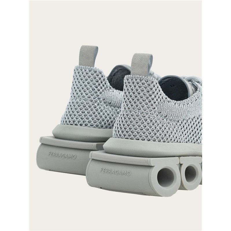 Salvatore Ferragamo o1s1rm0924 Nima Running Low-Top Sneakers in Grey Size US 8 / EU 41 - 5 Thumbnail