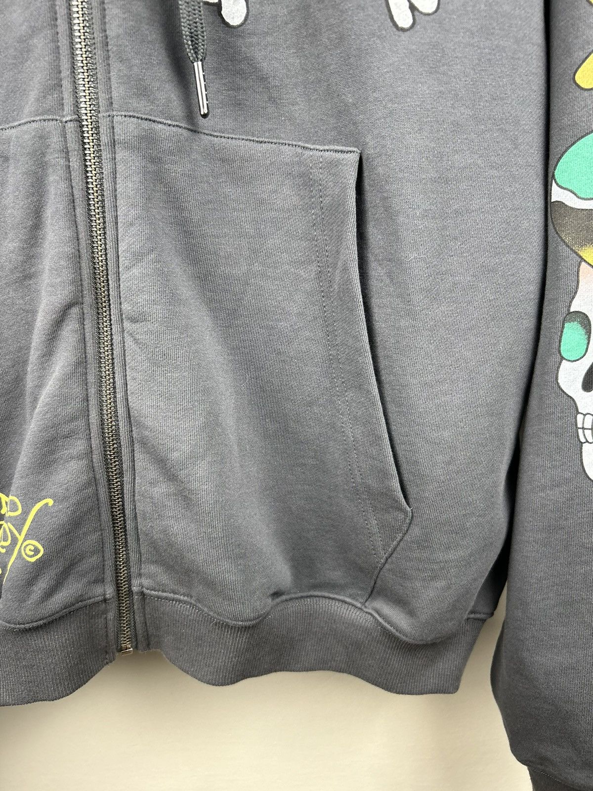 Ed Hardy Vintage Ed Hardy Zip Hoodie Fire Skull Rare Tatto Size US L / EU 52-54 / 3 - 7 Thumbnail