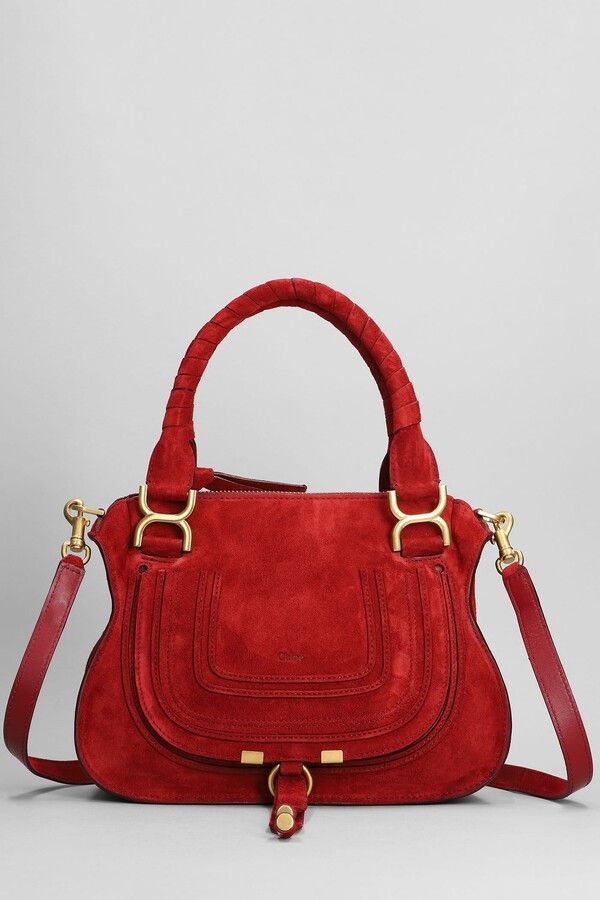 Chloe o1loc1c1024 Size: OS / Marcie Double Carry Bag in Smoked Red Size ONE SIZE - 1 Thumbnail
