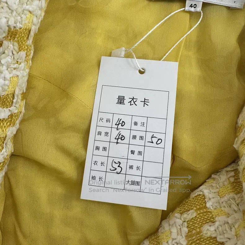 Chanel Chanel Waterfall series yellow and white colour-blocked ta Size S / US 4 / IT 40 - 5 Thumbnail