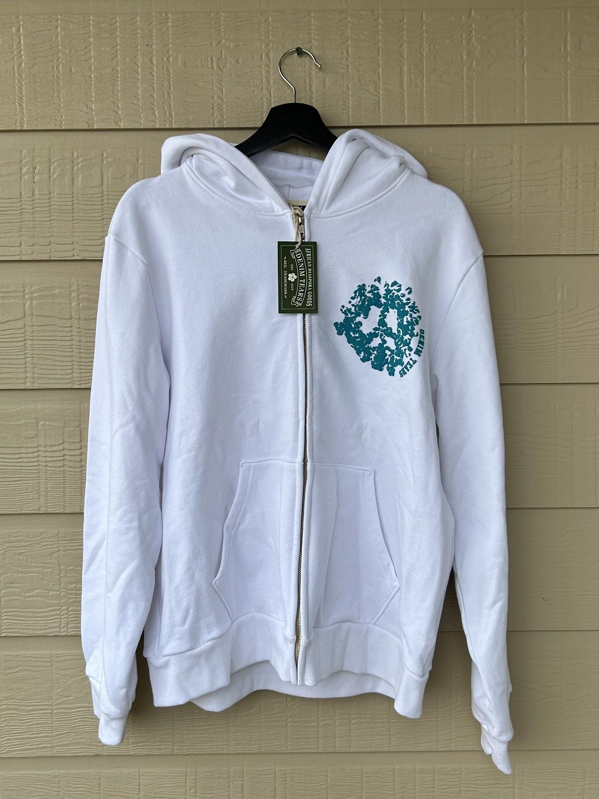DENIM TEARS DENIM TEARS UNIVERSITY ZIP TEAL Size US L / EU 52-54 / 3 - 1 Thumbnail