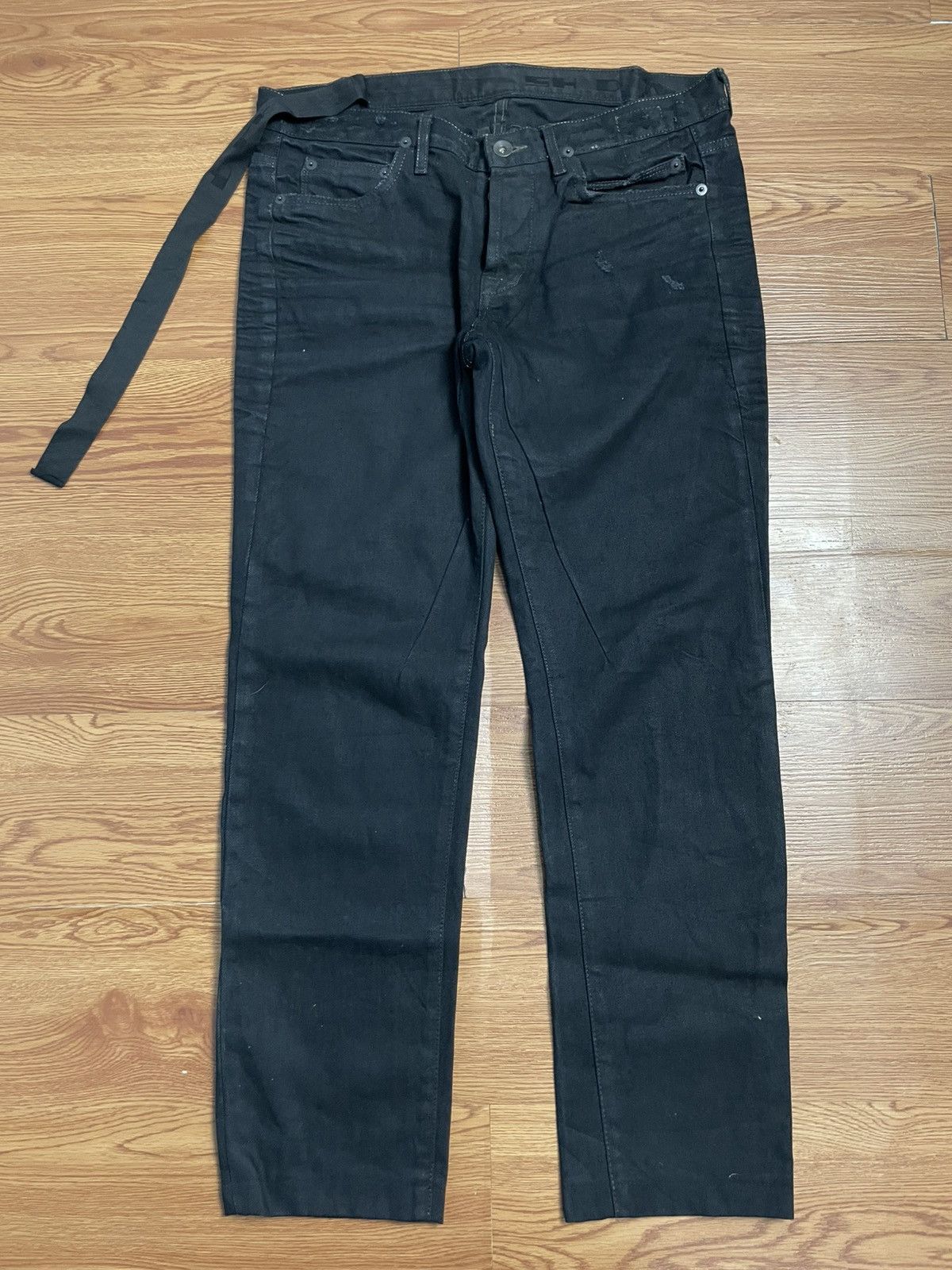 Rick Owens Drkshdw Olmar and Mirta Black Denim