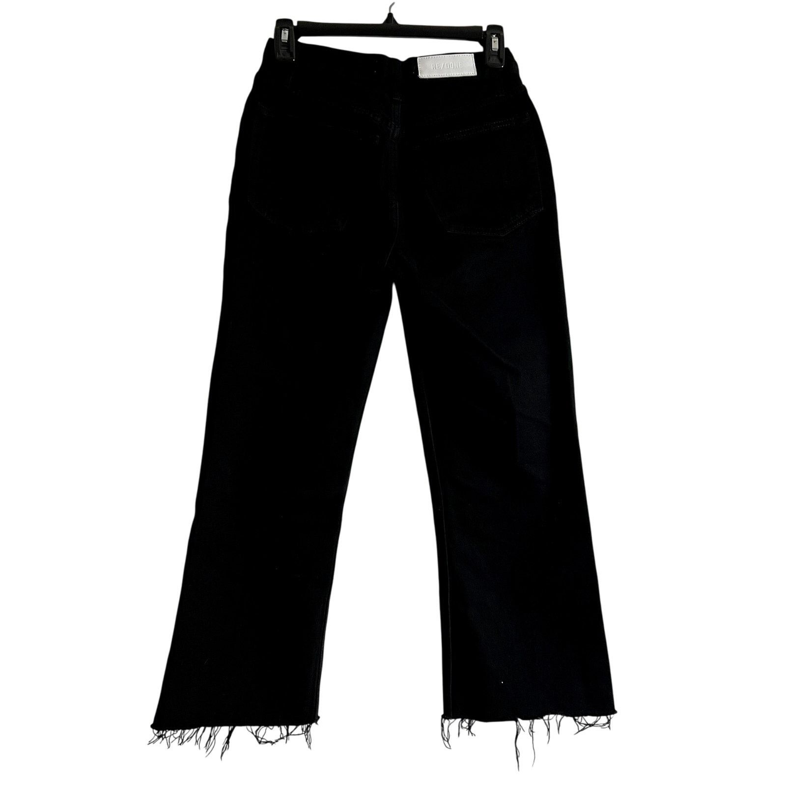 RE/DONE RE/DONE Originals 70s Bootcut jeans in Jet Black size 24 Size 24" / US 00 / IT 34 - 3 Thumbnail