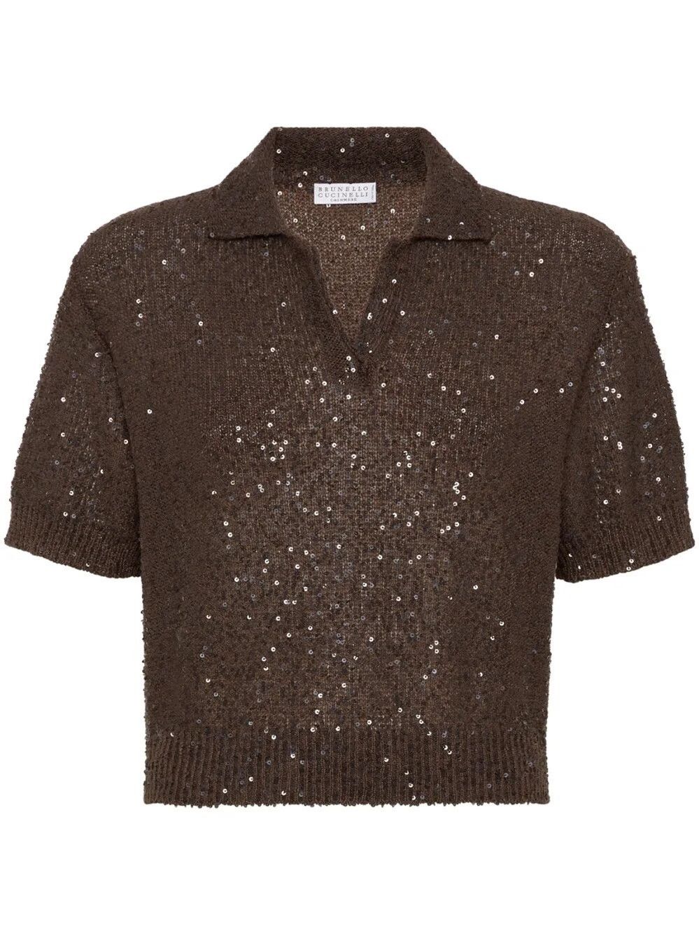 Brunello Cucinelli `Dazzling` Texture Polo Size L / US 10 / IT 46 - 1 Thumbnail