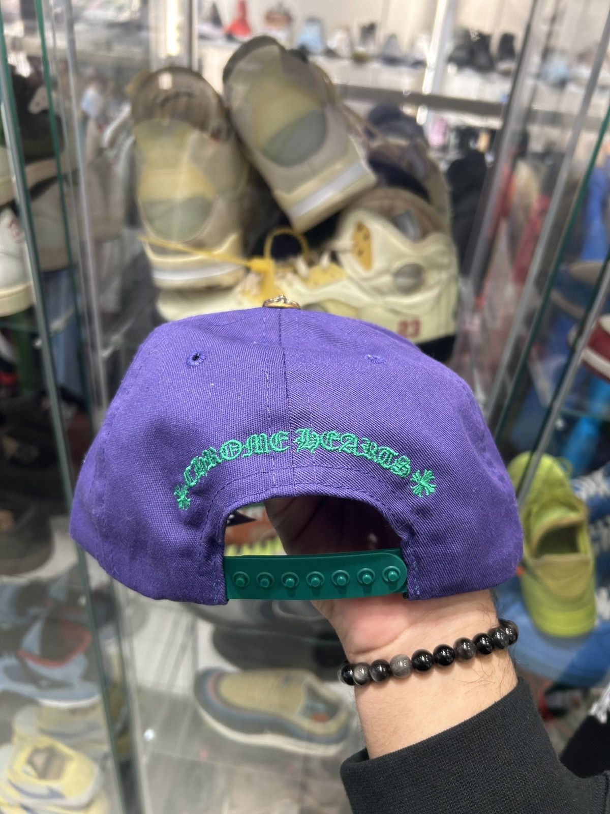 Chrome Hearts Chrome hearts purple/green CH baseball cap Size ONE SIZE - 3 Thumbnail