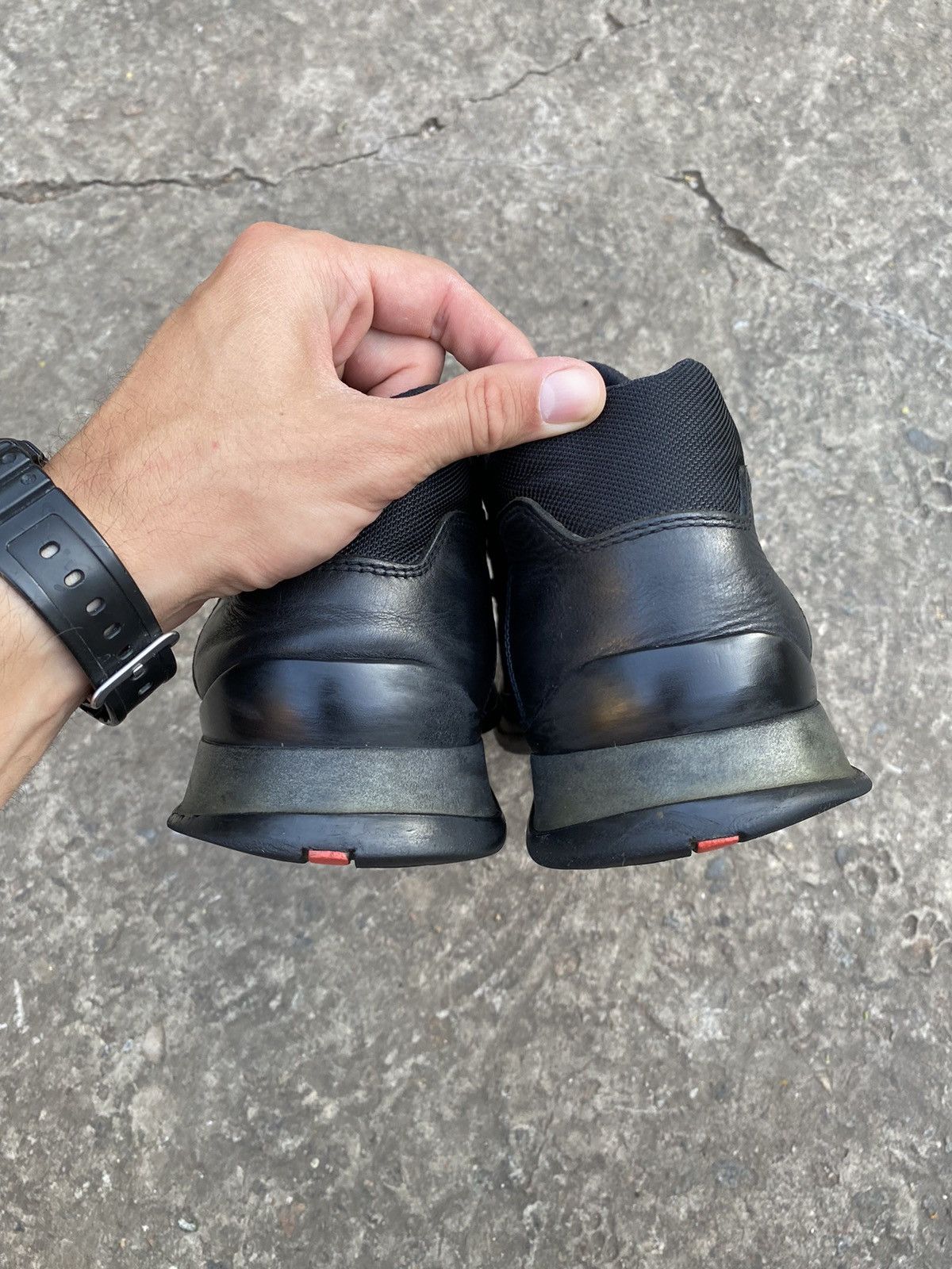 Prada × Vintage Prada 00s Vintage Leather straps shoes size 10.5 Size US 10.5 / EU 43-44 - 14 Thumbnail