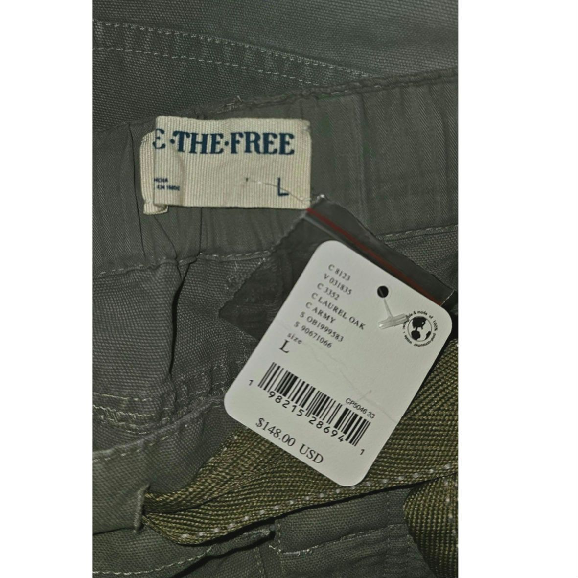 Free People NWT We The Free Hayden Carpenter Pull-On Trousers $148 LARGE Size 36" / US 14 / IT 50 - 7 Thumbnail