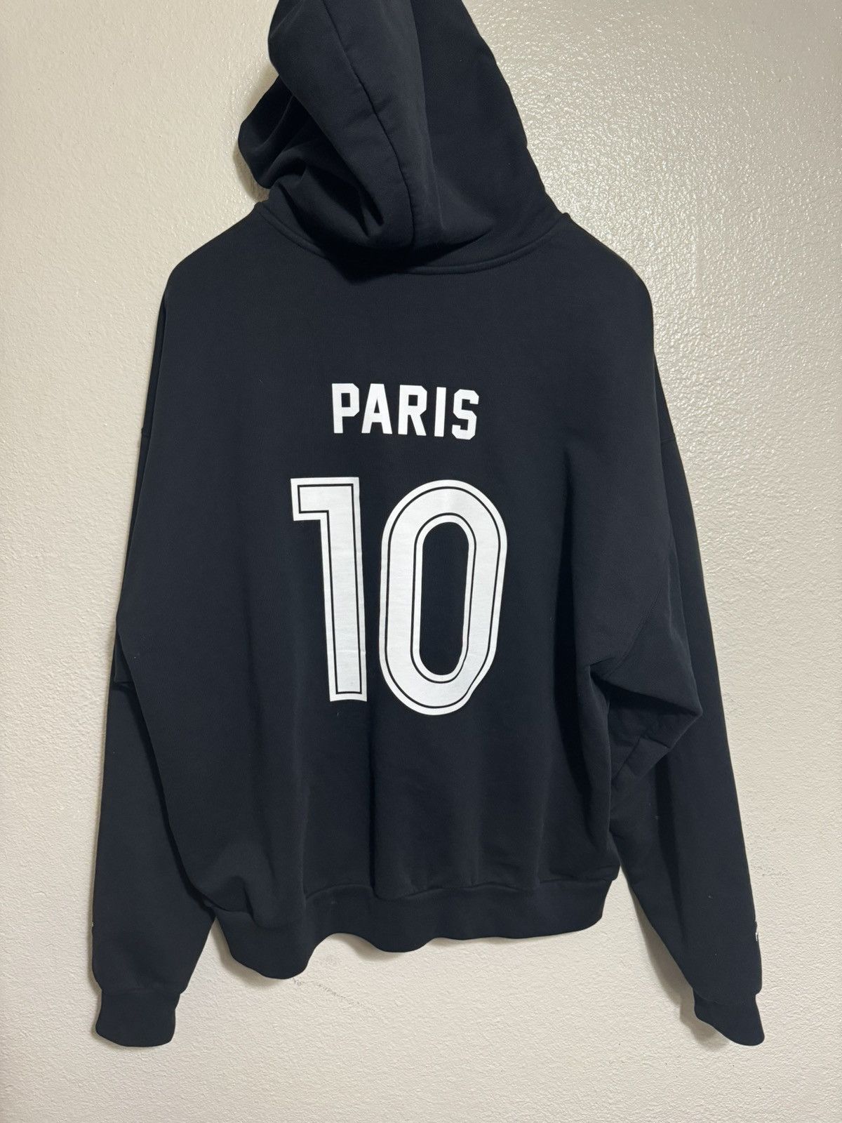 Balenciaga Balenciaga Paris Soccer Hoodie Size US M / EU 48-50 / 2 - 2 Thumbnail