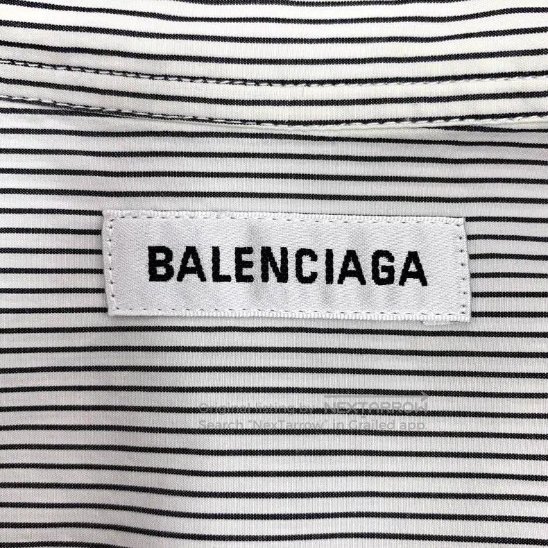 Balenciaga Balenciaga Contrast color striped back logo lettering cott Size XS / US 0-2 / IT 36-38 - 5 Thumbnail