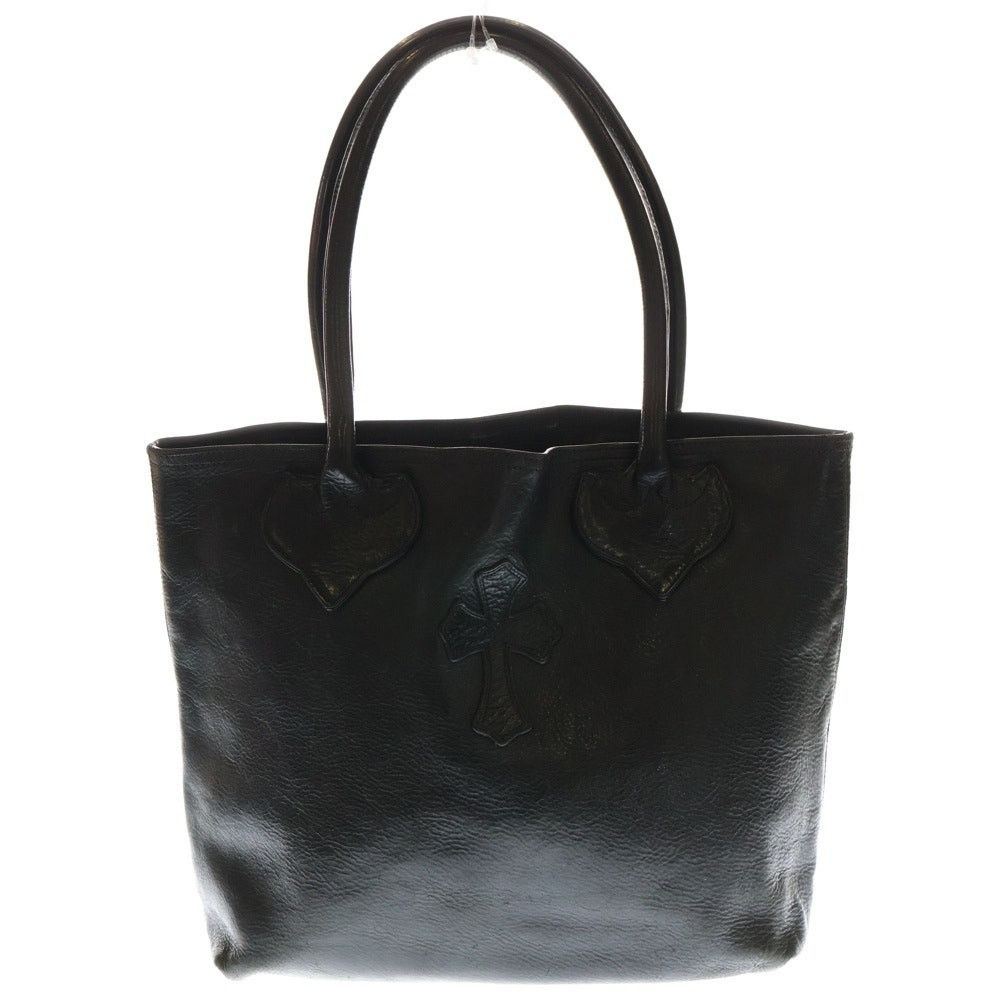 Chrome Hearts Chrome Hearts Leather Tote Bag with Cross Patch Size ONE SIZE - 1 Thumbnail