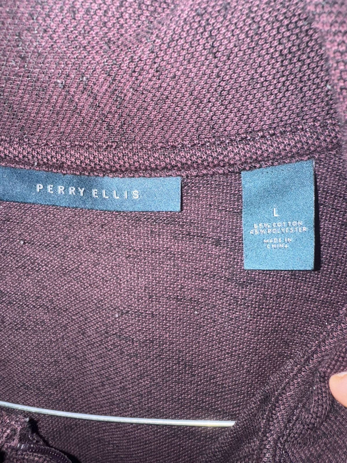 Perry Ellis Perry ellis quarter zip polo Size US L / EU 52-54 / 3 - 3 Thumbnail