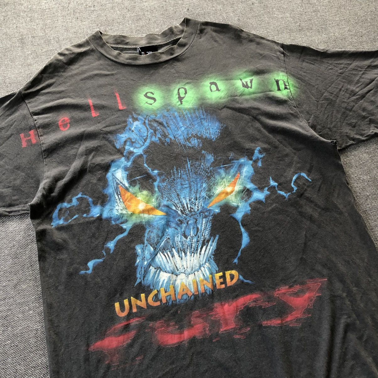 Giant SPAWN 1997 Hell Spawn Unchained Fury T-Shirt Size US XL / EU 56 / 4 - 3 Thumbnail