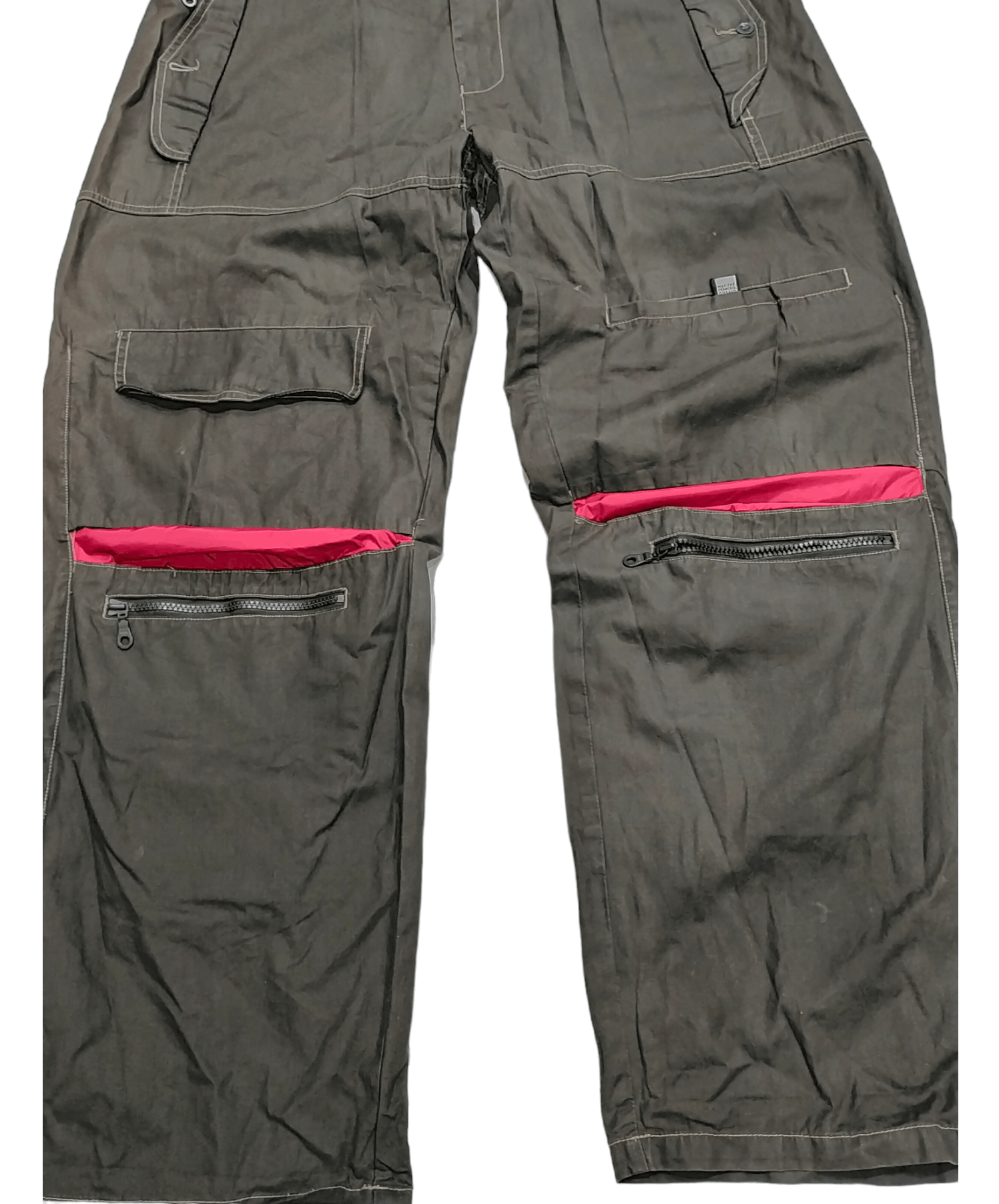 Marithe + Francois Girbaud 🔥 Y2K MARITHE FRANCOIS GIRBAUD BAGGY MULTIPOCKET PANT Size US 35 - 2 Thumbnail