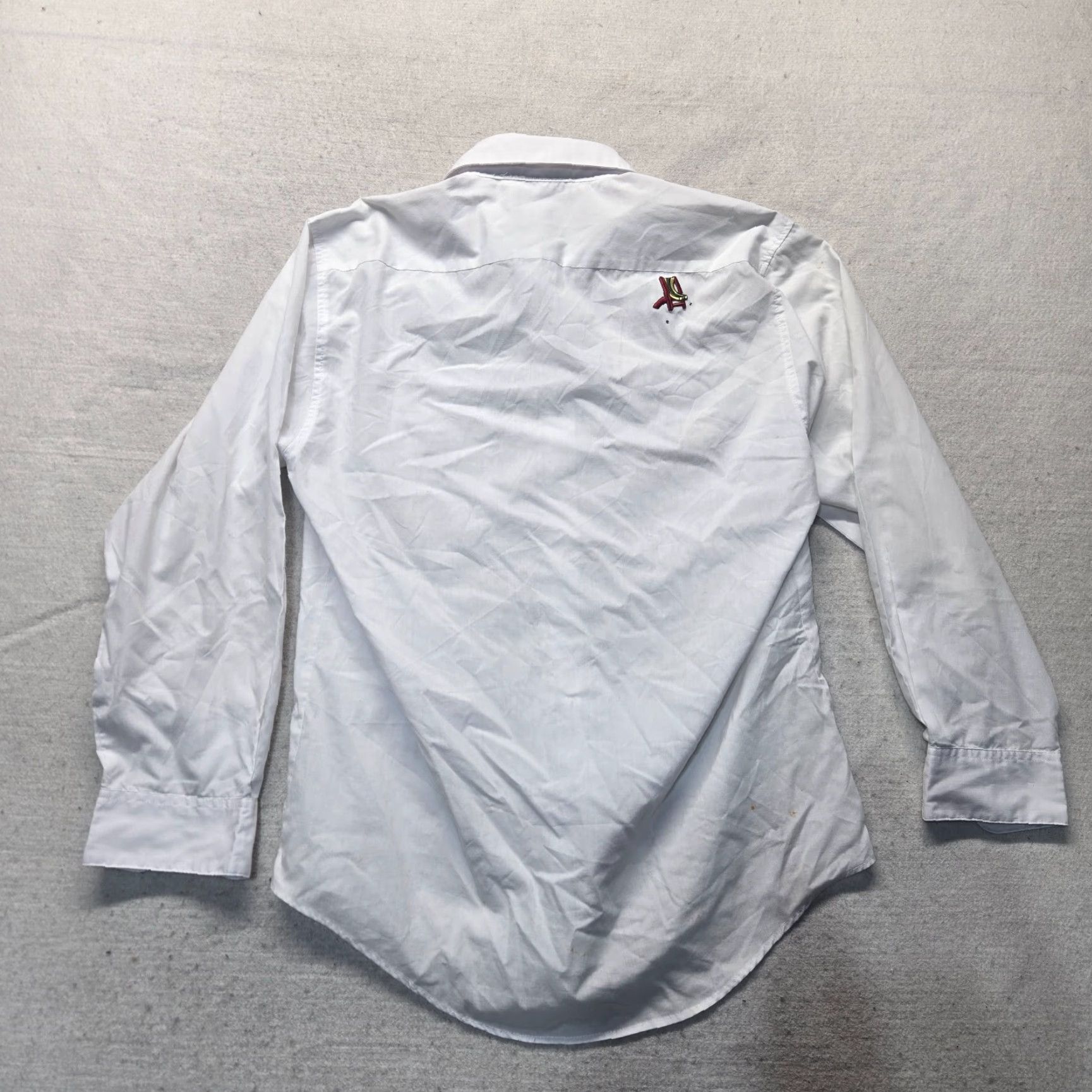 Vintage PGB Shirt Beach White Long Sleeve Embroidered Rhinestones Adult Womens Small Size S / US 4 / IT 40 - 8 Thumbnail