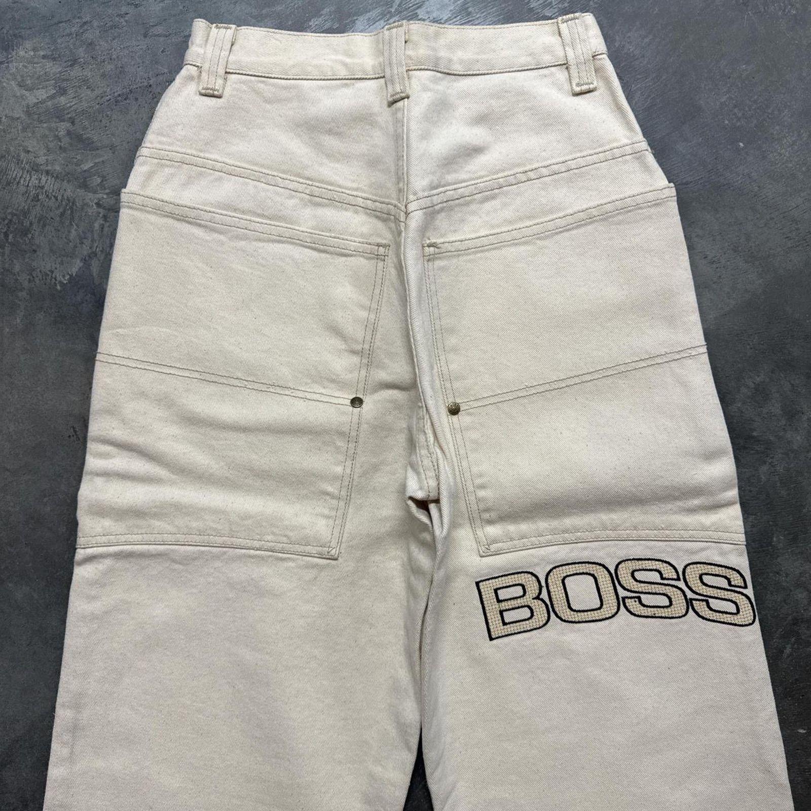 Vintage Vintage 90s Y2K BOSS Baggy Skater Deep Pockets Denim Jeans Size US 28 / EU 44 - 2 Thumbnail