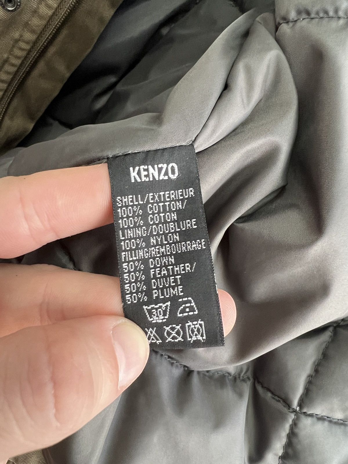 Japanese Brand × Kenzo Vintage hood japanese canvas KENZO HOMME HOOD JACKET RARE Size US L / EU 52-54 / 3 - 8 Thumbnail